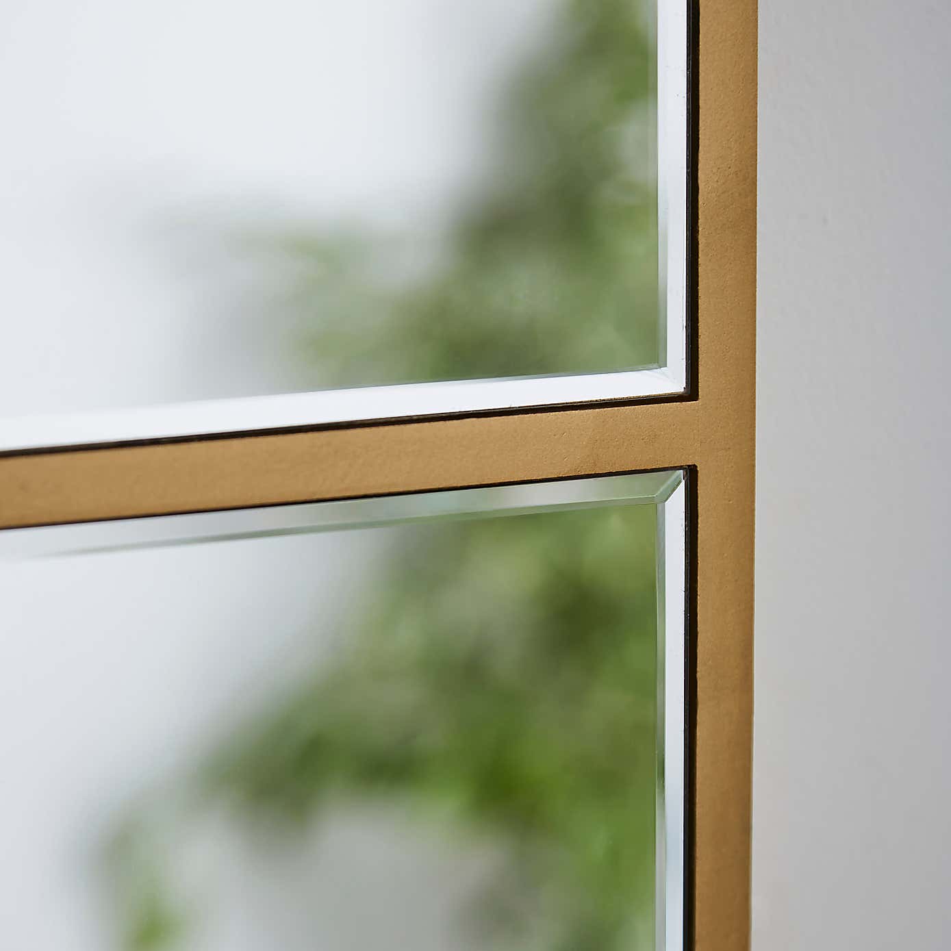 Apartment Window Square Wall Mirror