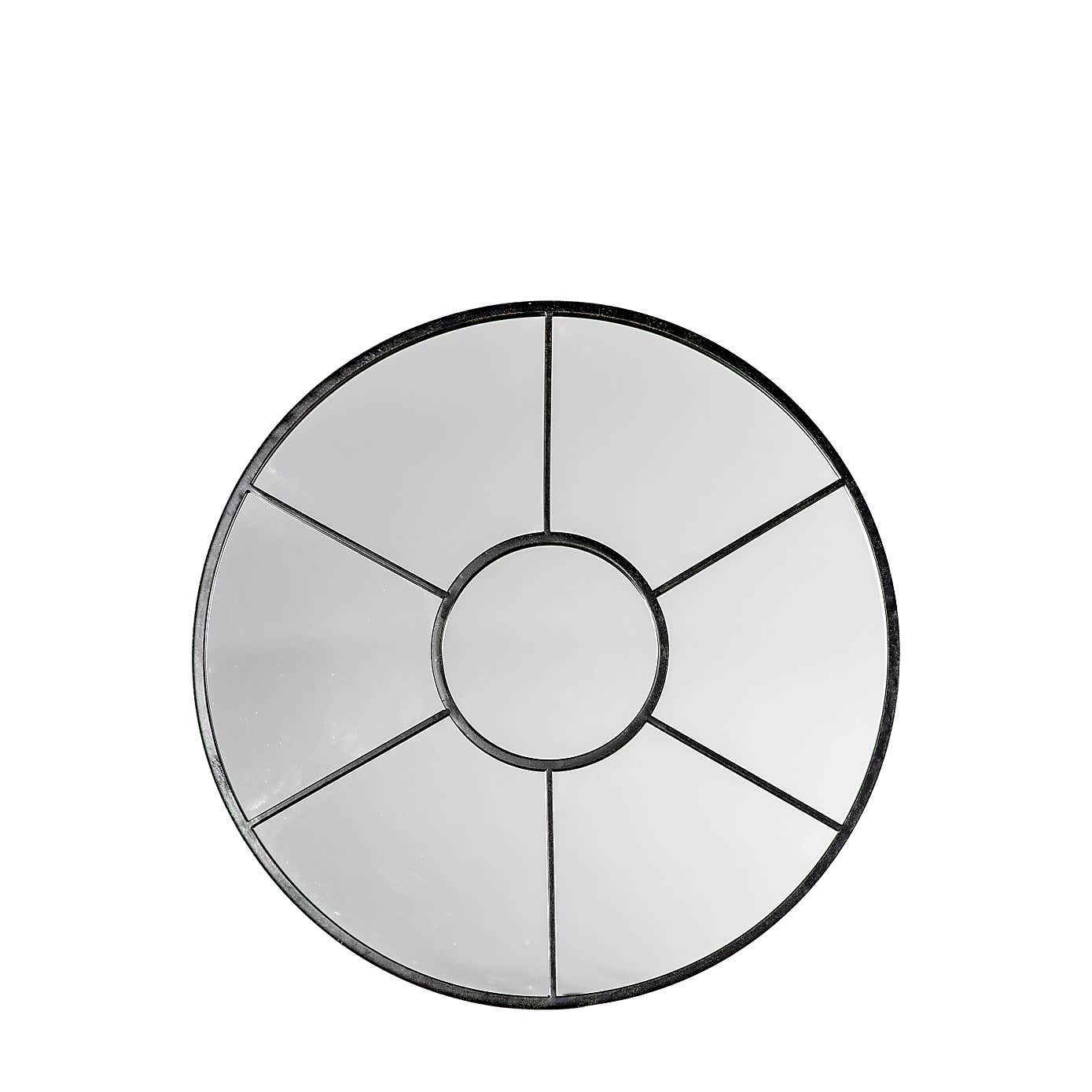 Valrico Window Round Wall Mirror