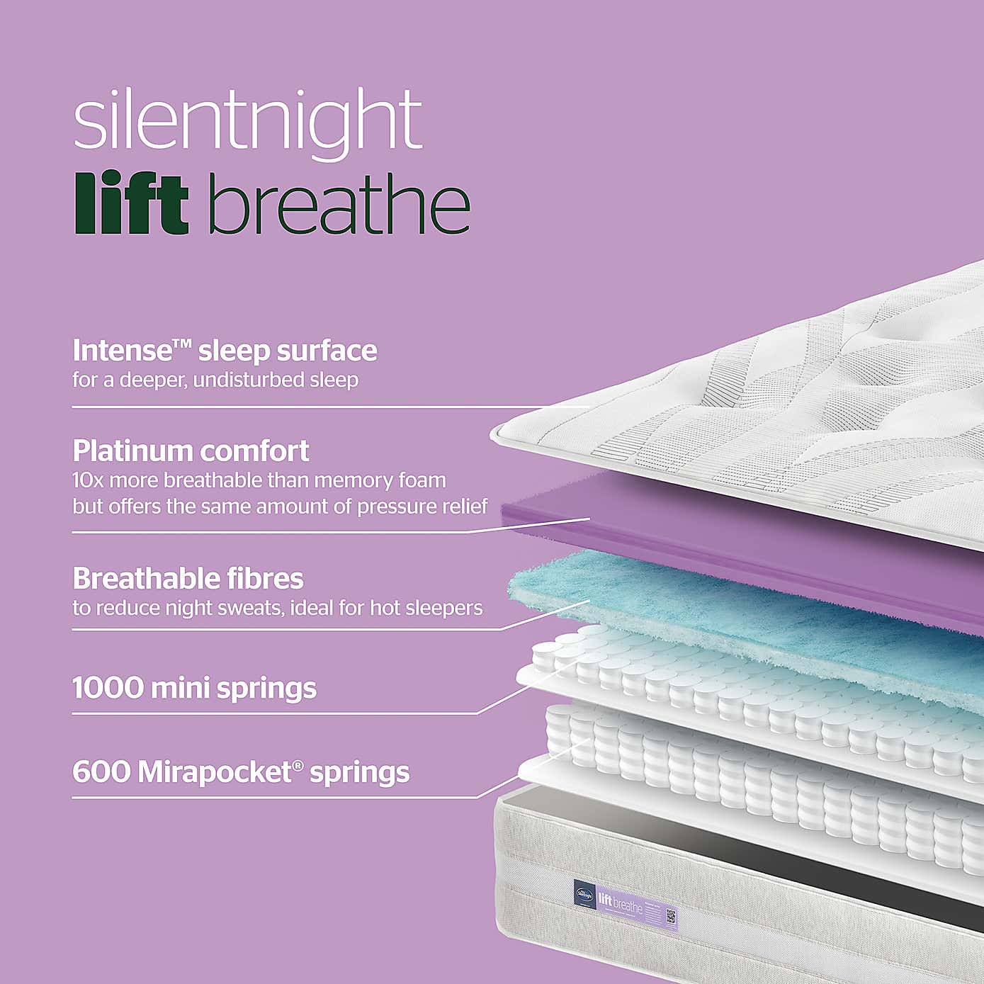 Silentnight Lift Breathe Mattress
