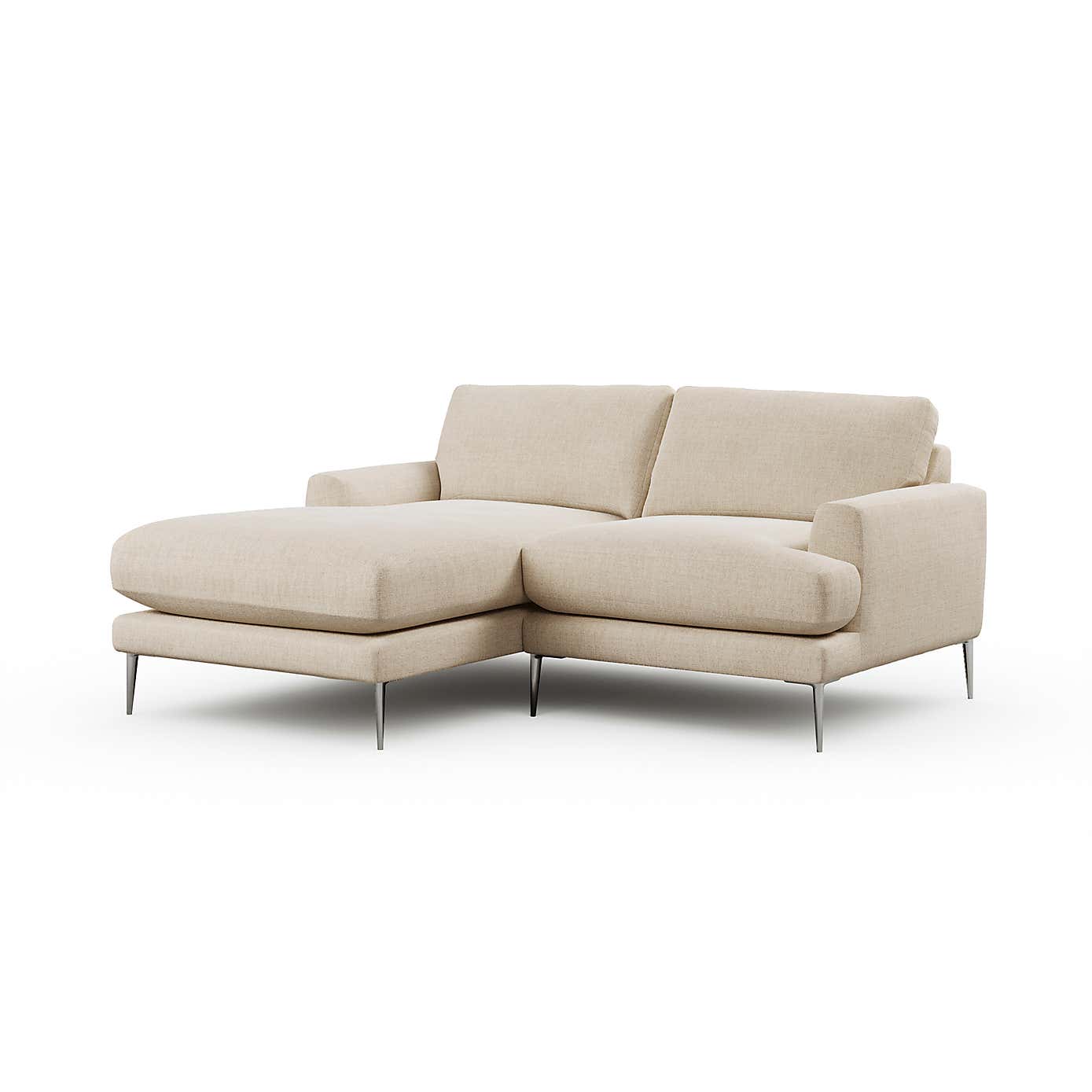 Lawson Chunky Tonal Weave Corner Chaise Sofa