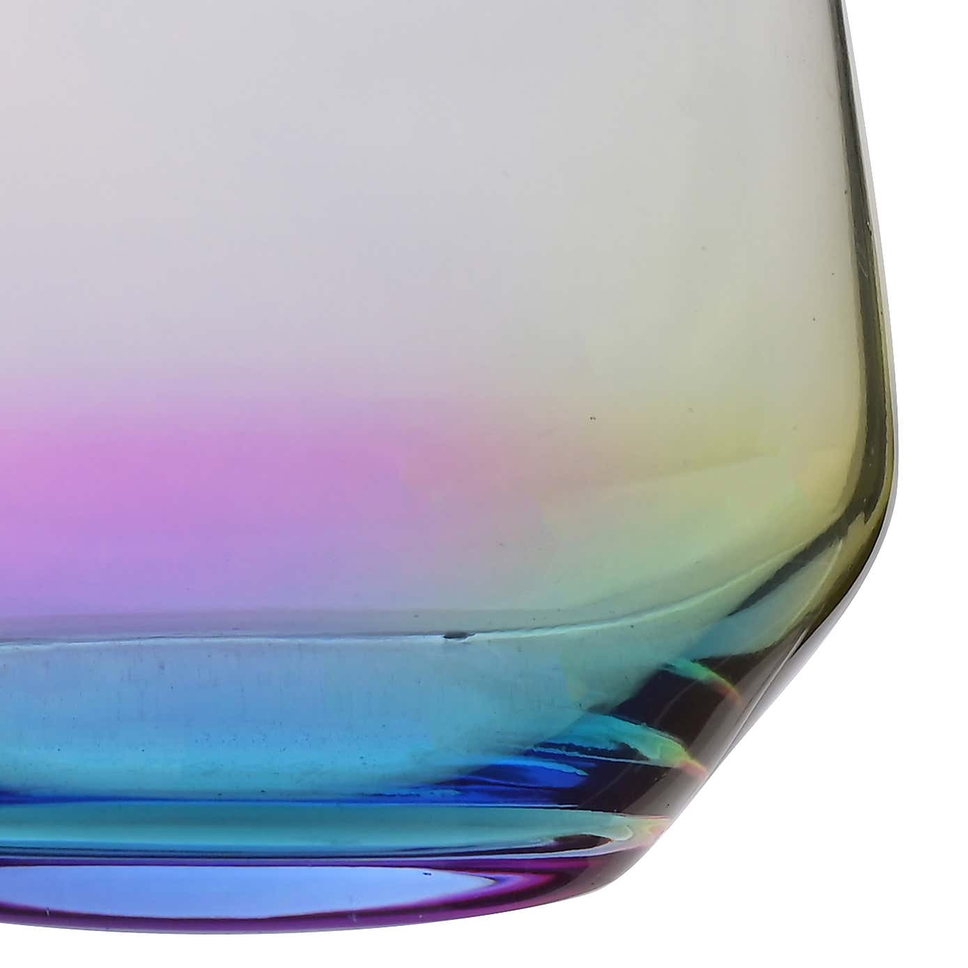 Hestia Set of 2 Rainbow Tumbler Glass