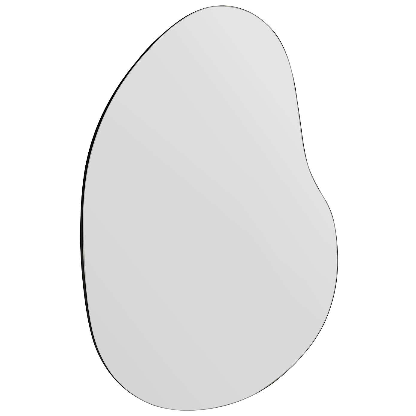 Lapillus Frameless Irregular Pebble Wall Mirror