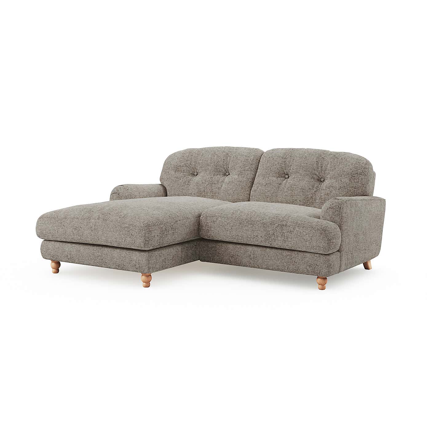 Martha Chunky Chenille Corner Chaise Sofa