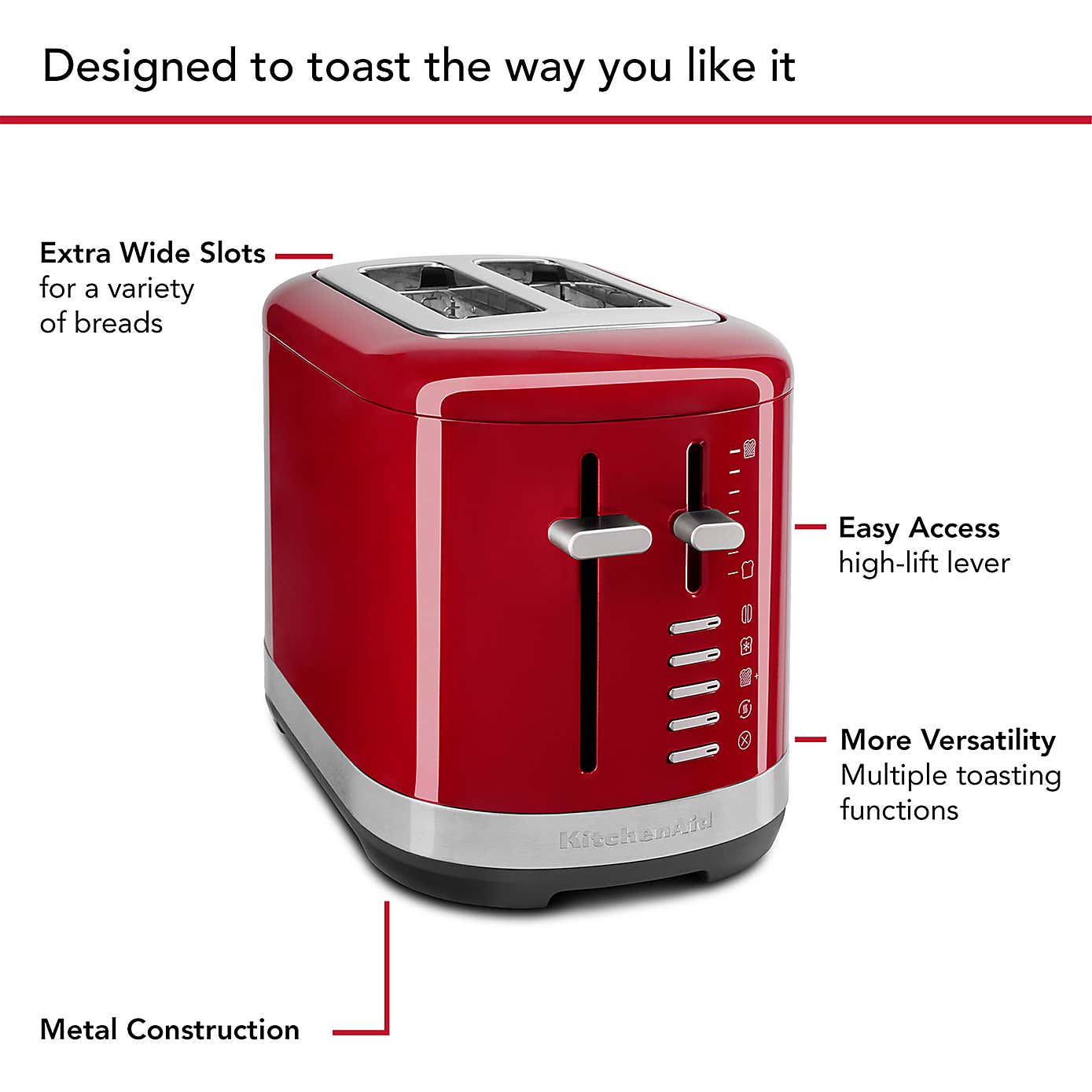 KitchenAid 2 Slice Toaster
