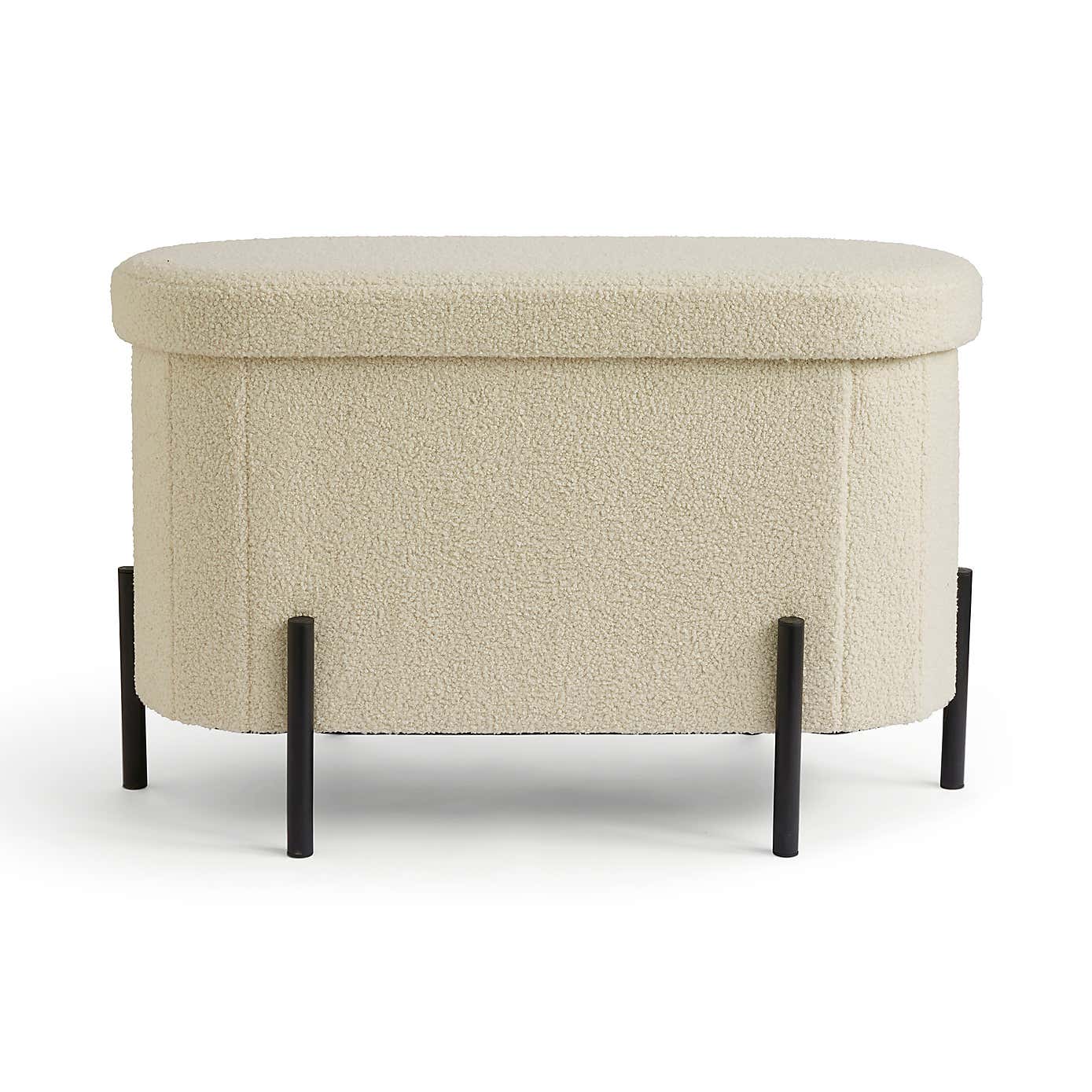 Boucle Lozenge Ottoman