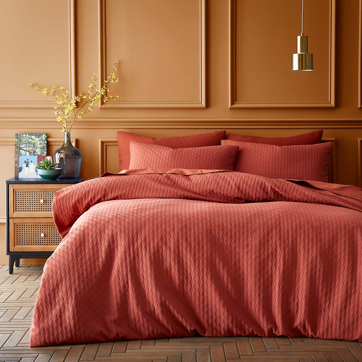 Deco Fan Duvet Cover and Pillowcase Set