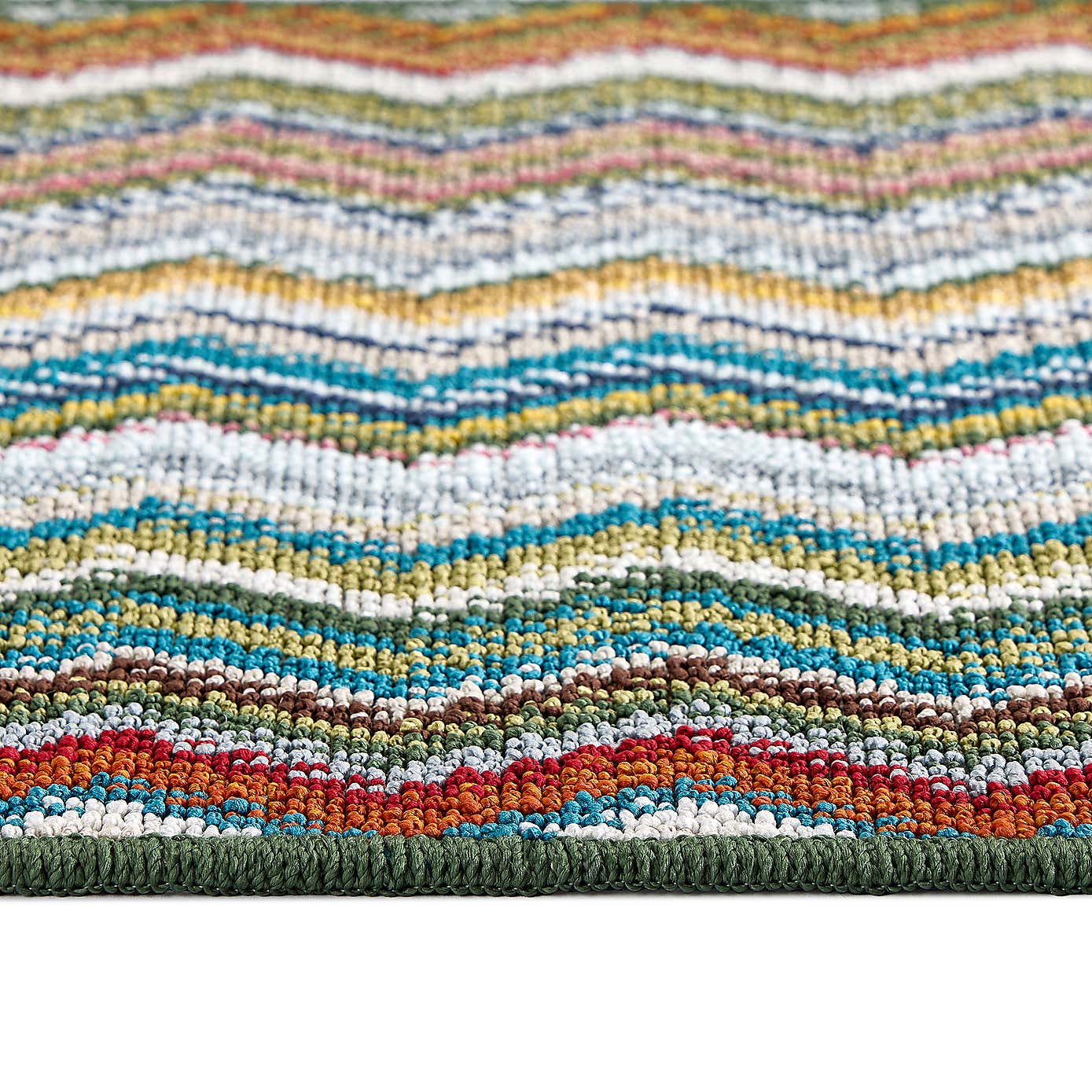 Marvel Boucle Zig Zag Washable Doormat