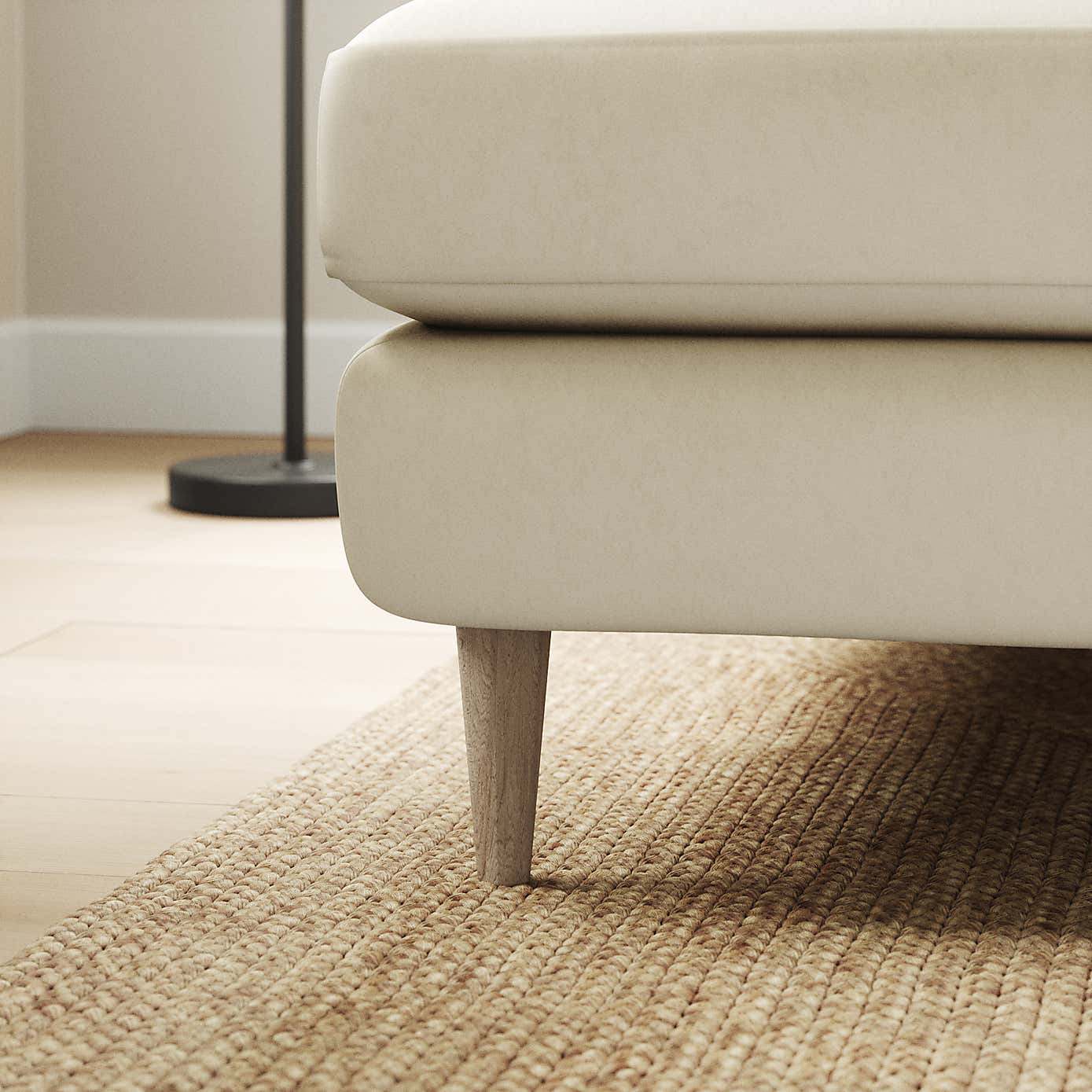 Sven Opulent Velvet Large Corner Chaise Sofa