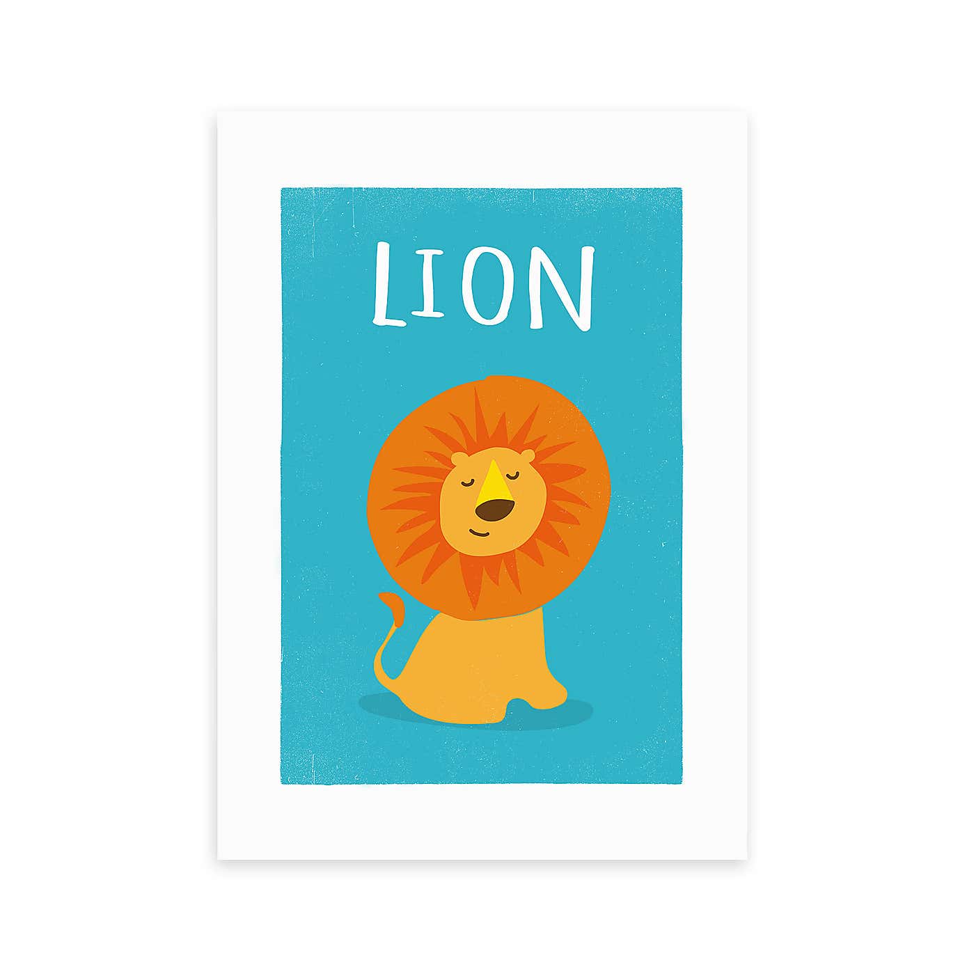 East End Prints Lion Print