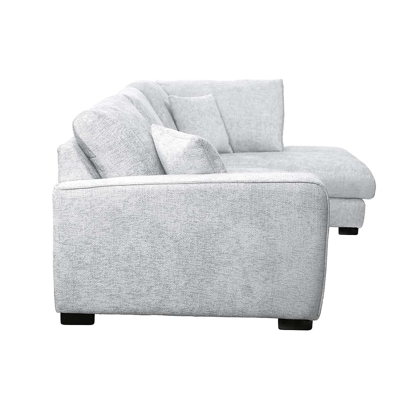 Carson Chunky Chenille Right Hand Corner Sofa