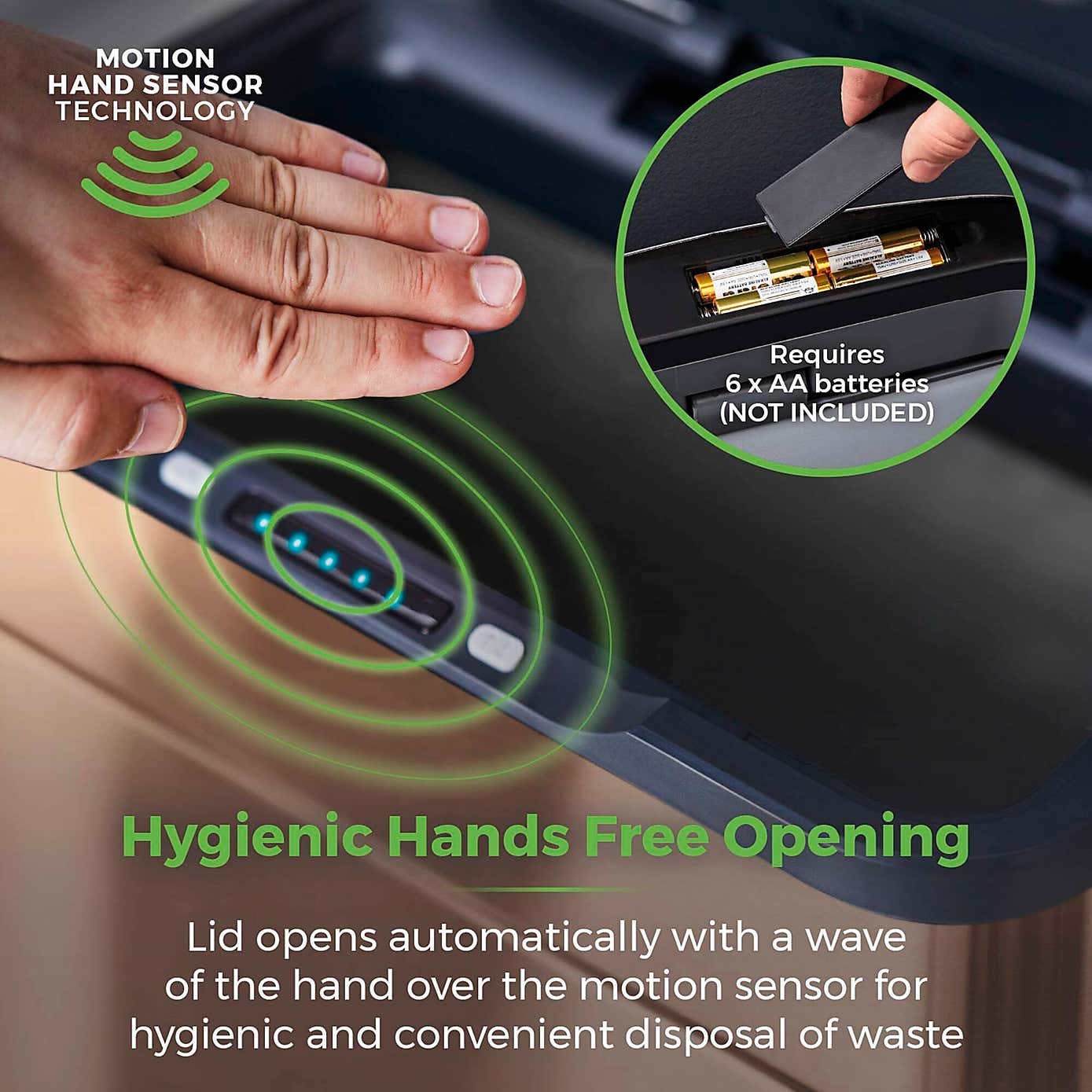 Tower 65L Ozone Sensor Bin