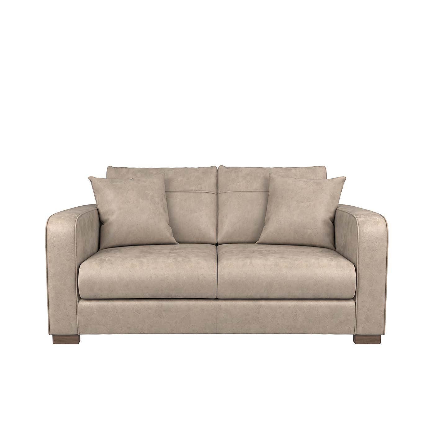 Carson Faux Leather 2 Seater Sofa