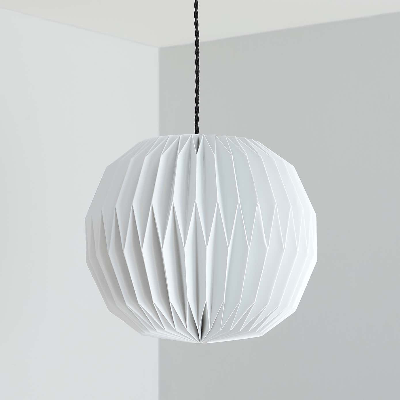Origami Round Easy Fit Pendant Shade