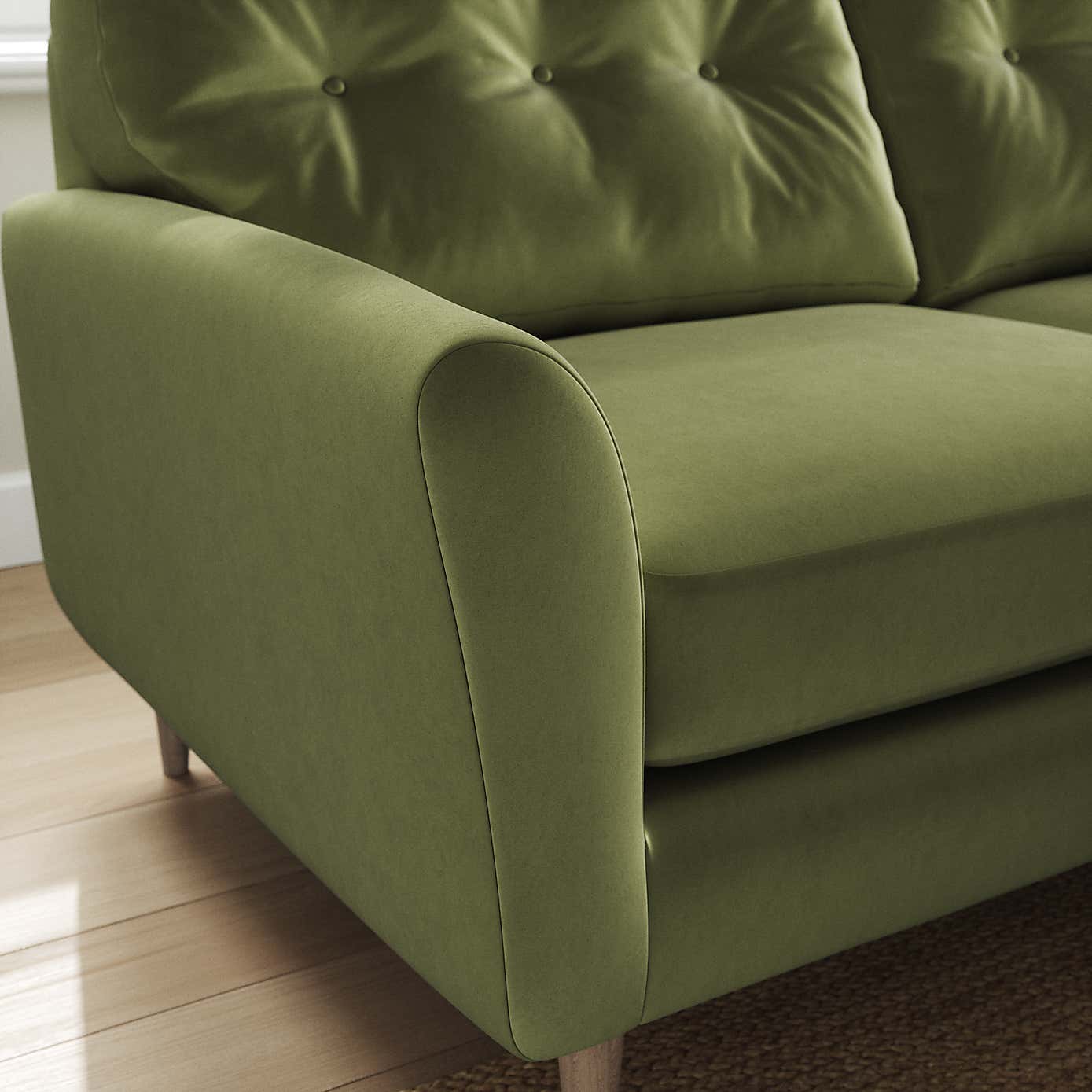 Sven Opulent Velvet Corner Chaise Sofa