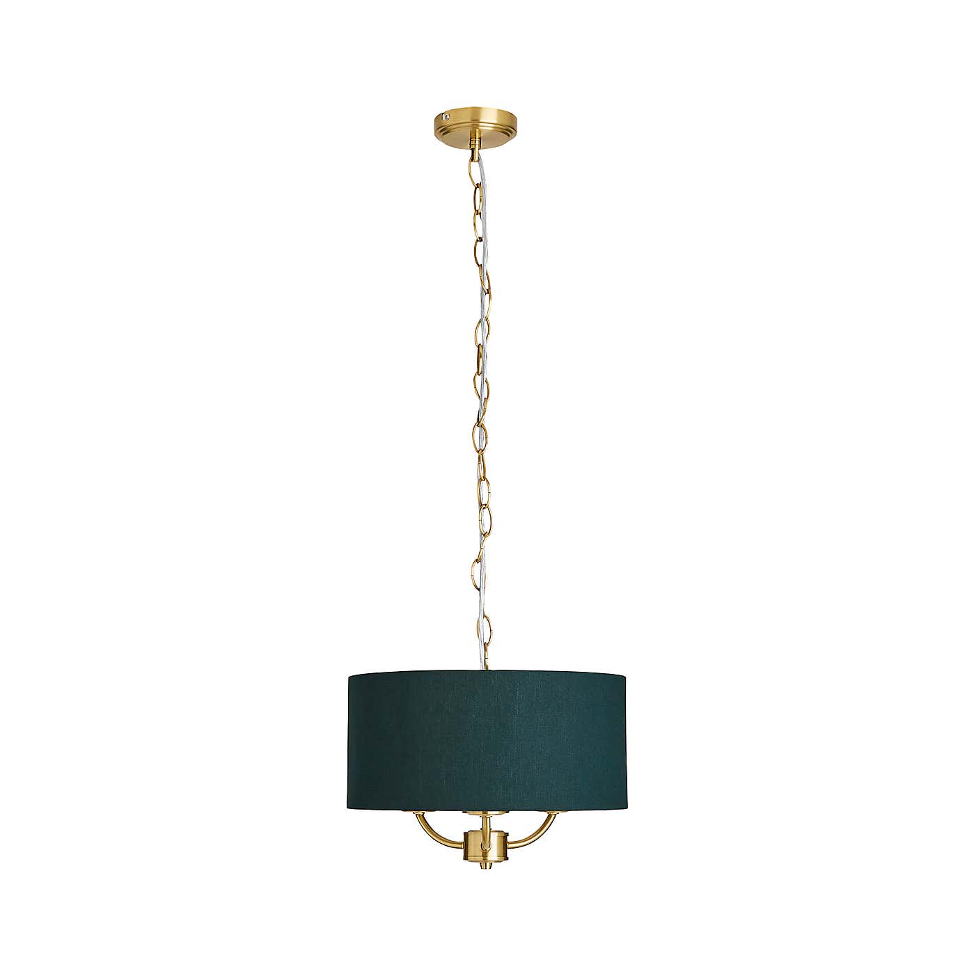 Preston 3 Light Pendant Ceiling Fitting