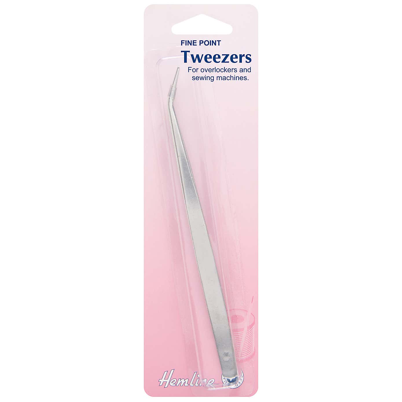 Hemline Fine Point Overlock Tweezer