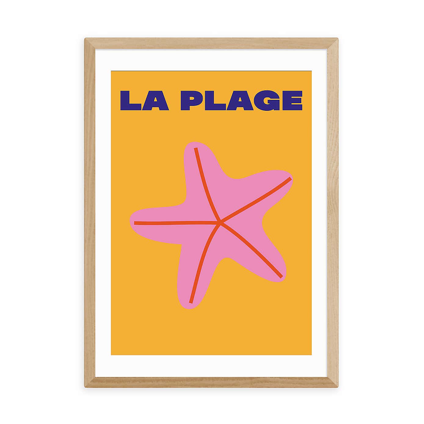 East End Prints La Plage Print by Inoui