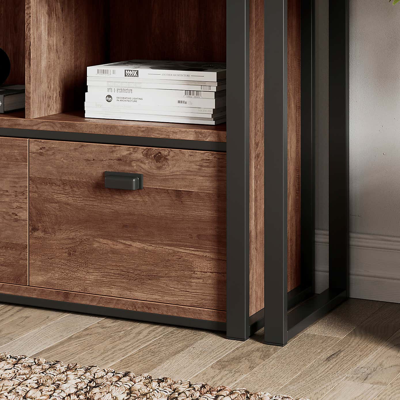 Fulton Pine Swivel Desk