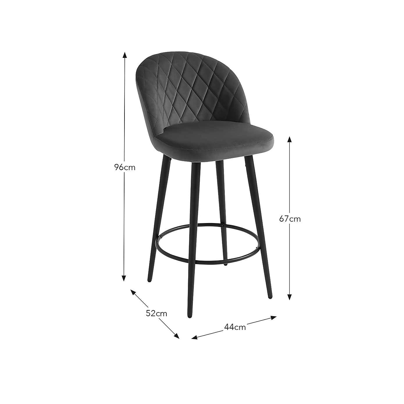 Astrid Barstool, Velvet