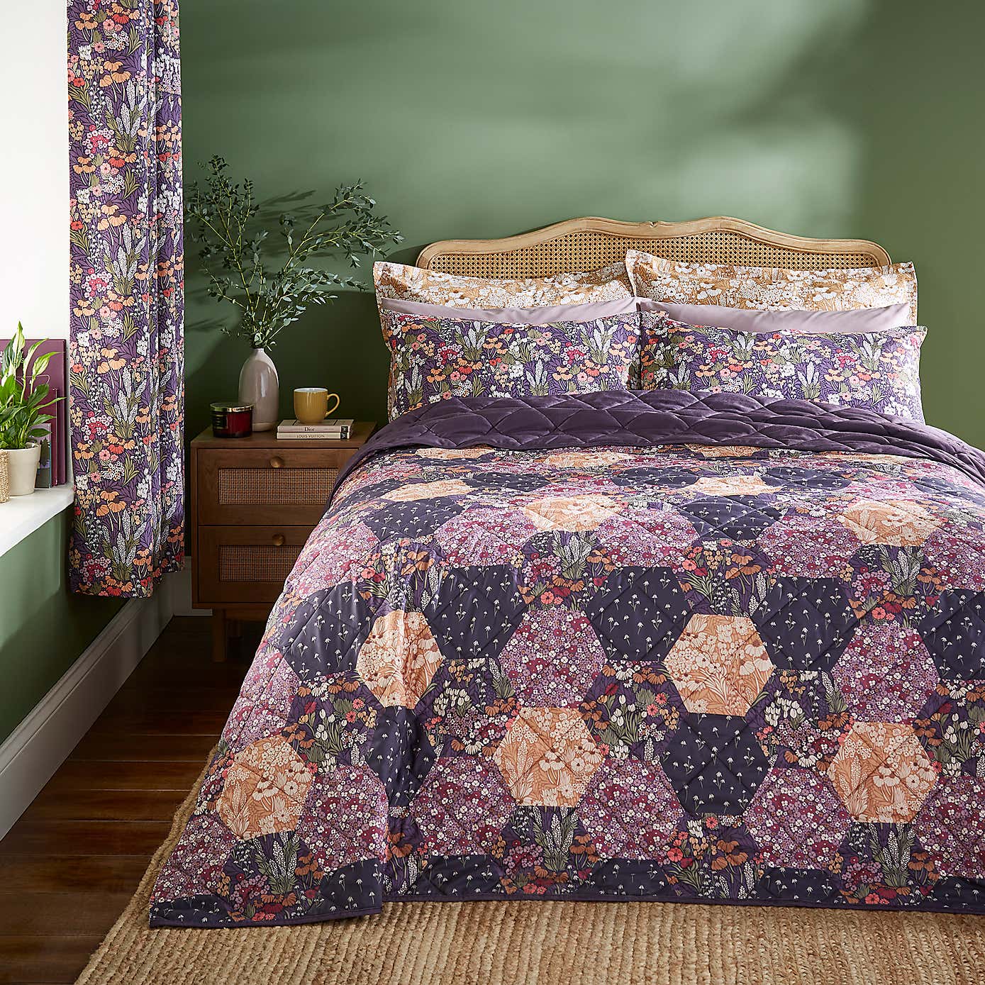 Harvest Floral Bedspread