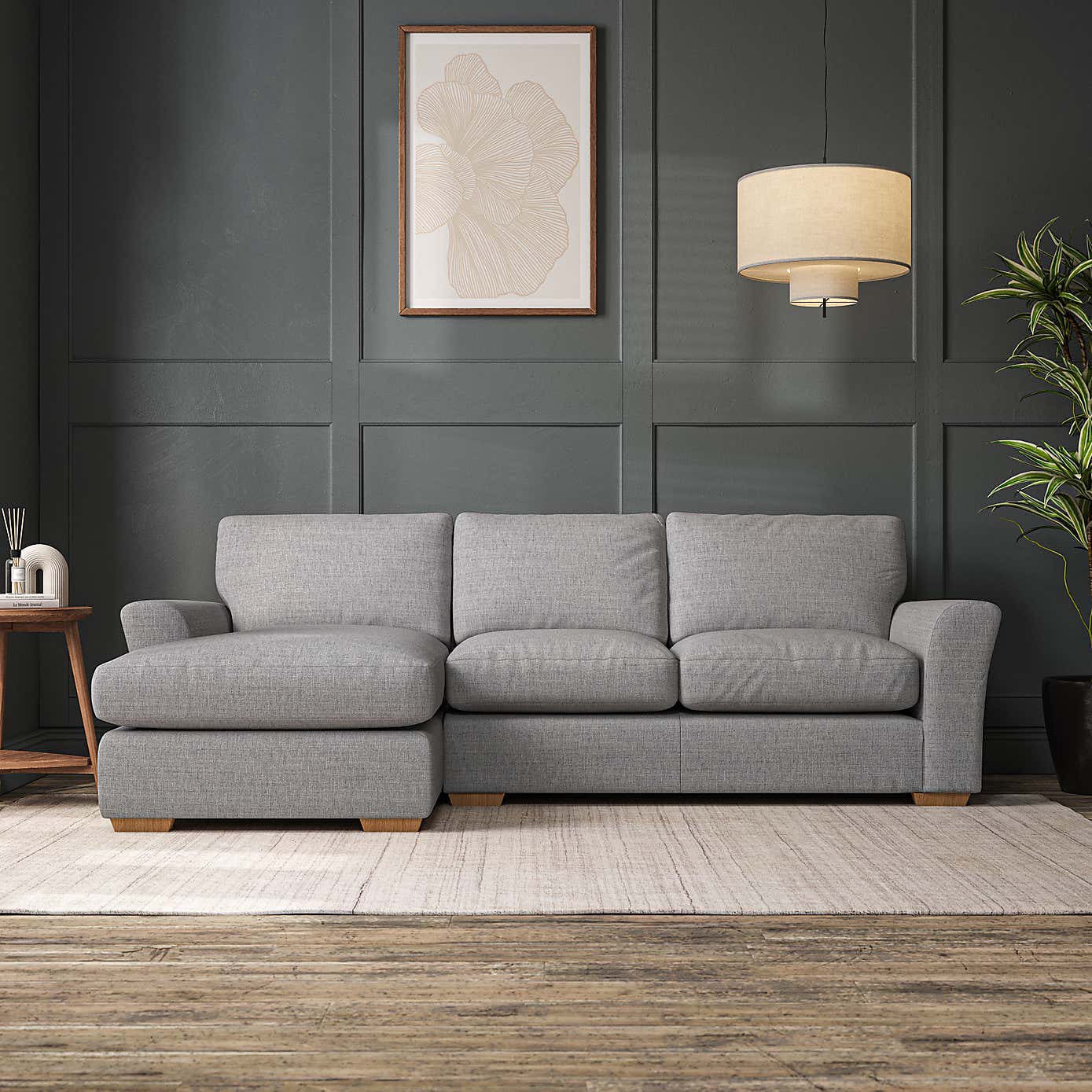 Lena 4 Seater Corner Chaise Sofa