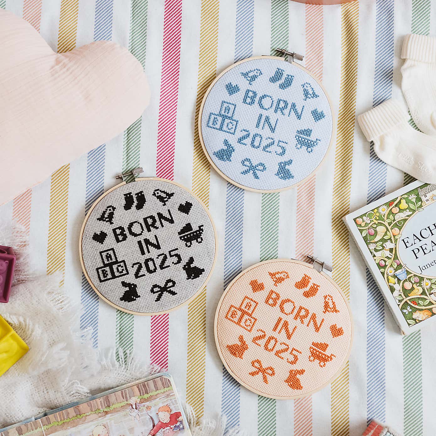 Cotton Clara Born in 2025 Cross Stitch Kit