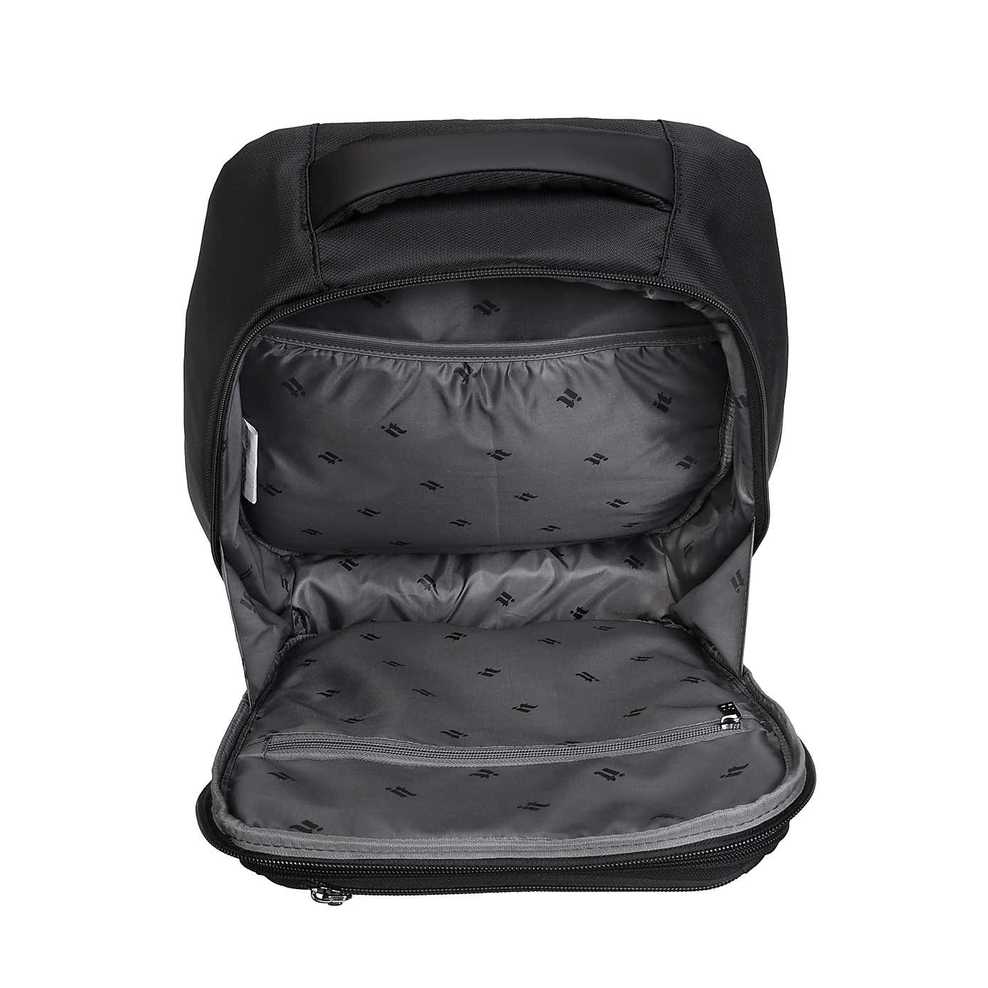 IT Luggage Precursor Padded Black Backpack