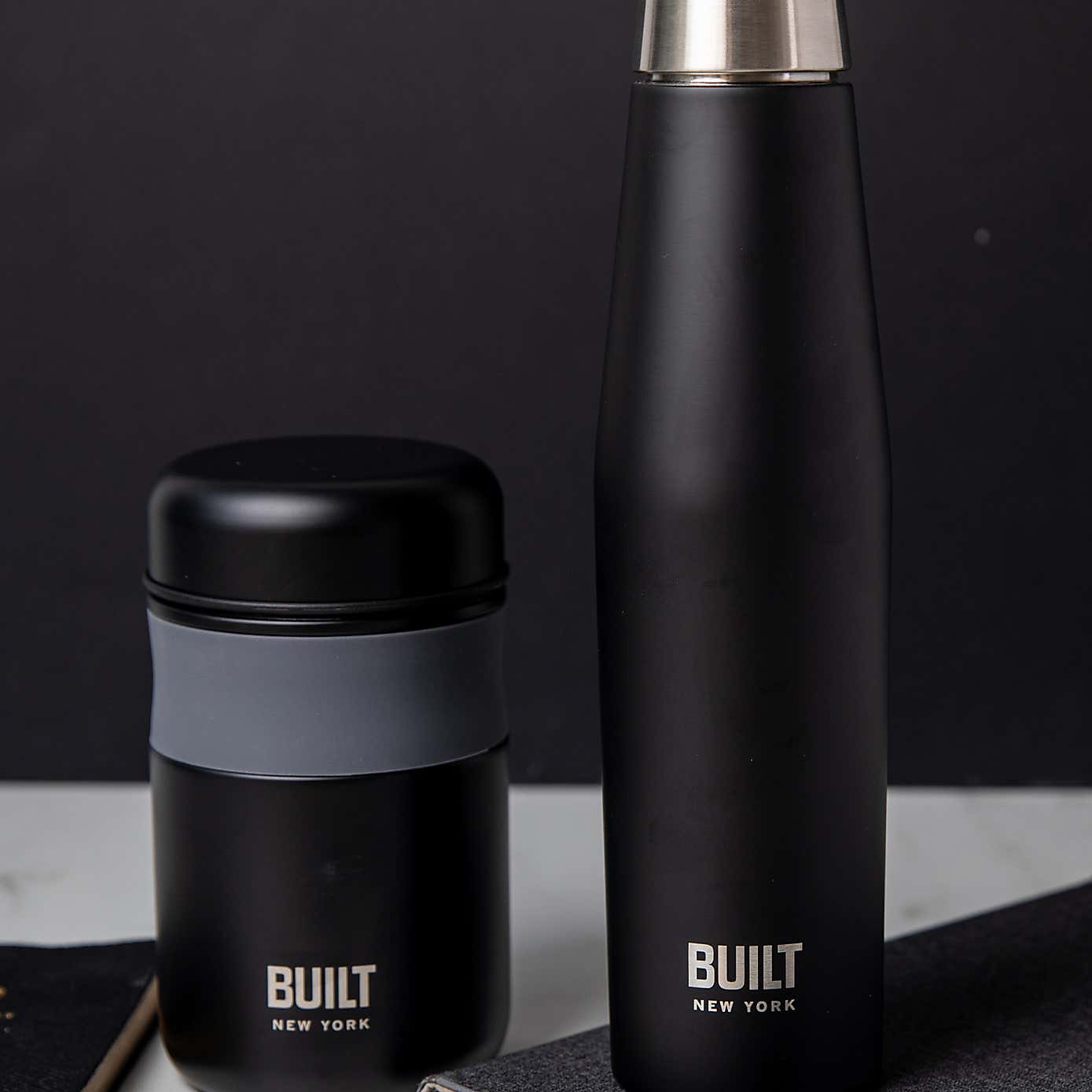 Built Insulated Water Bottle and Food Flask Set
