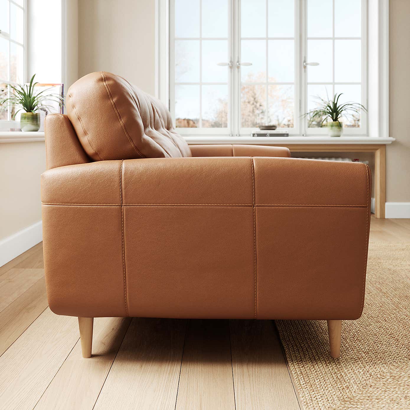 Sven Classic Leather 2 Seater Sofa