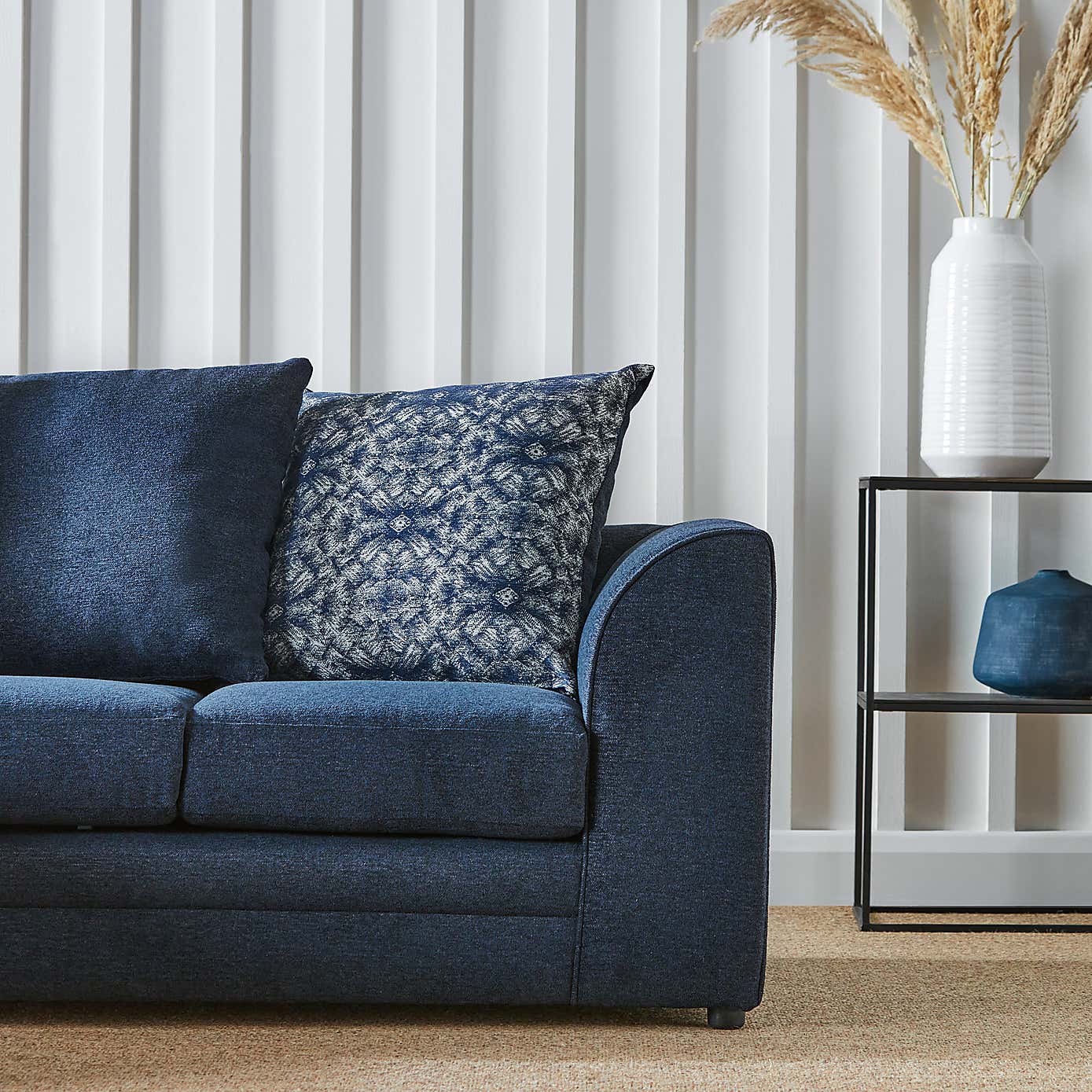 Washington Chenille Small Corner Sofa