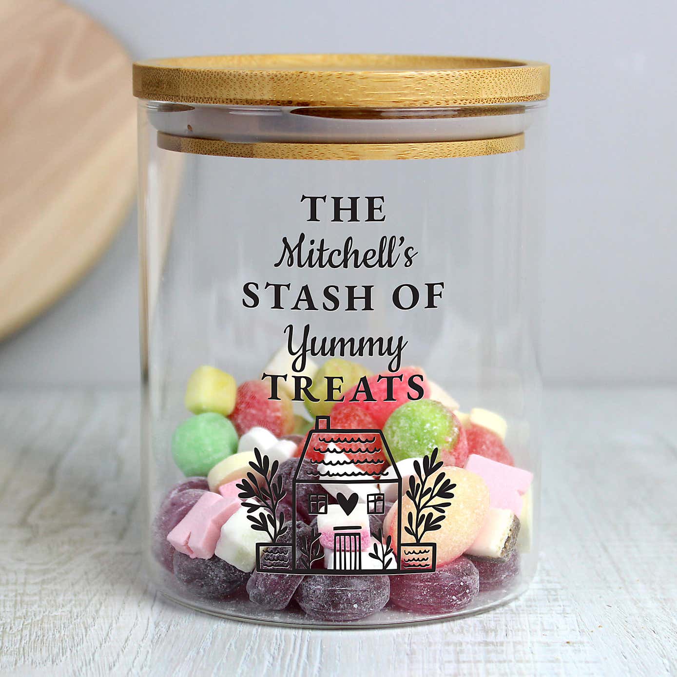 Personalised Glass Storage Jar