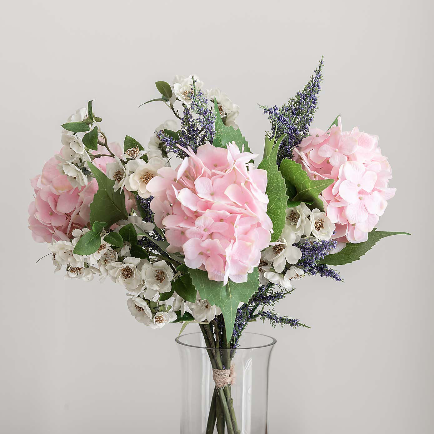 Artificial Pink Matilda Hydrangea Bouquet