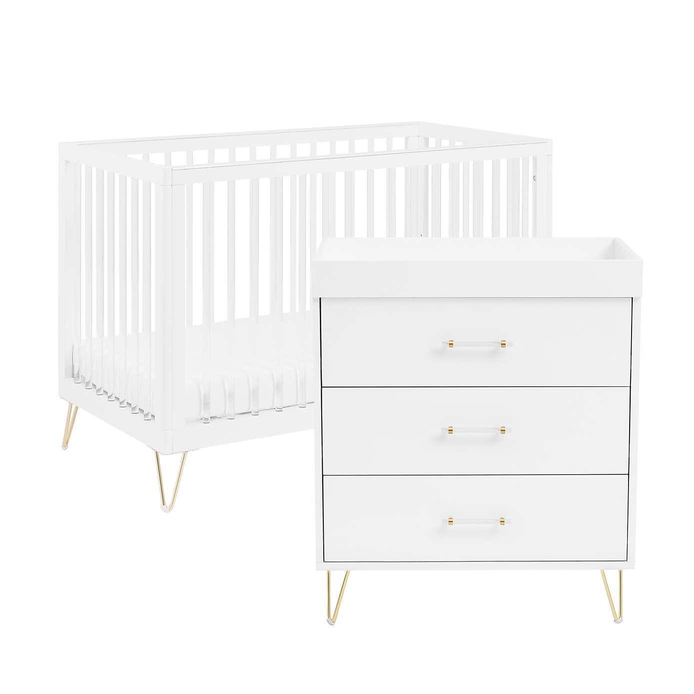Kimi Acrylic 2 Piece Nursery Room Set