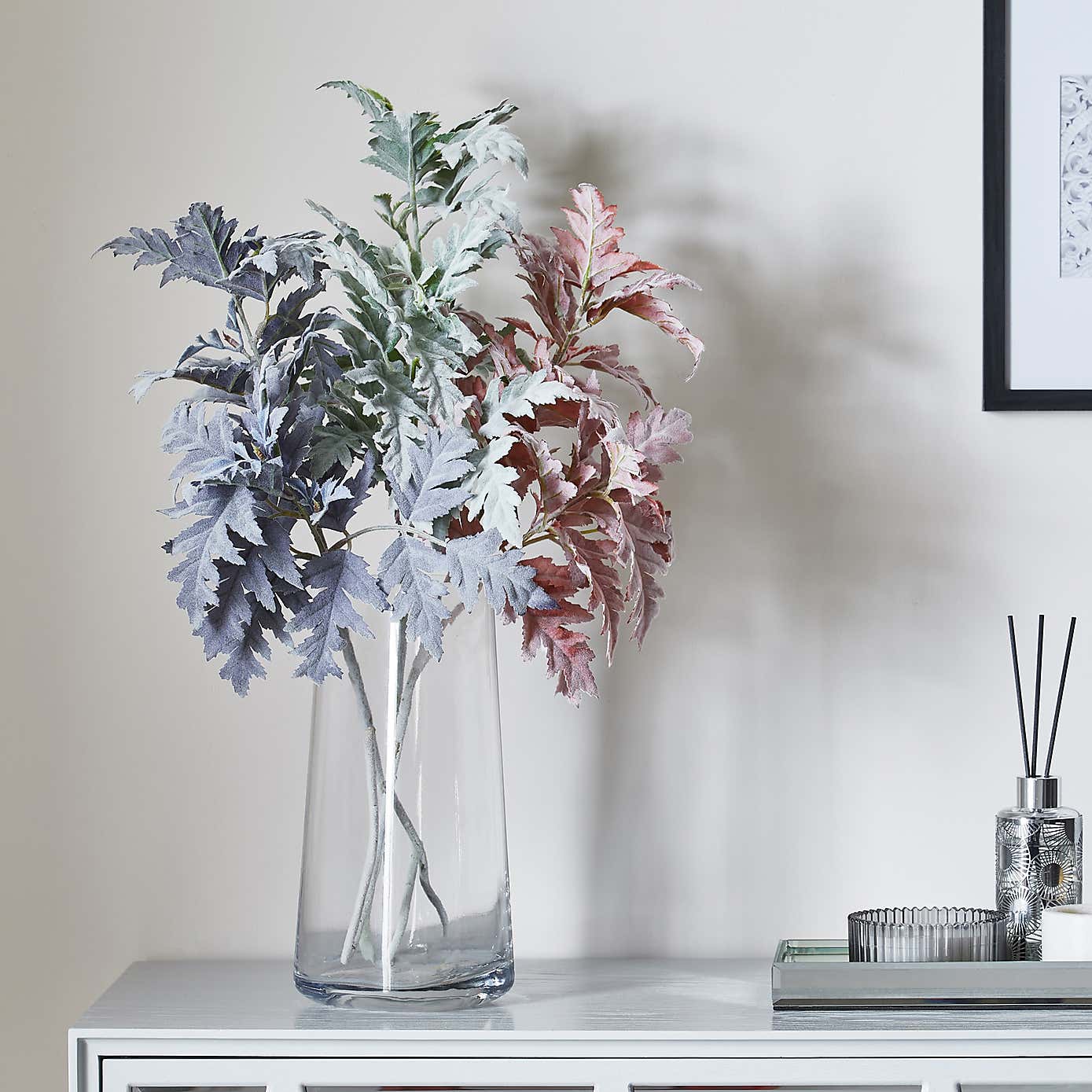 Artificial Dusty Miller Stem