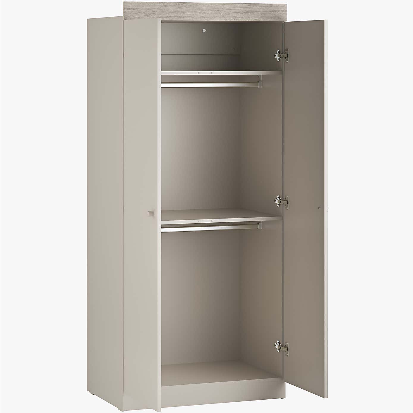 Little Acorns Burlington 3 Drawer Chest and Wardrobe Nursery Set