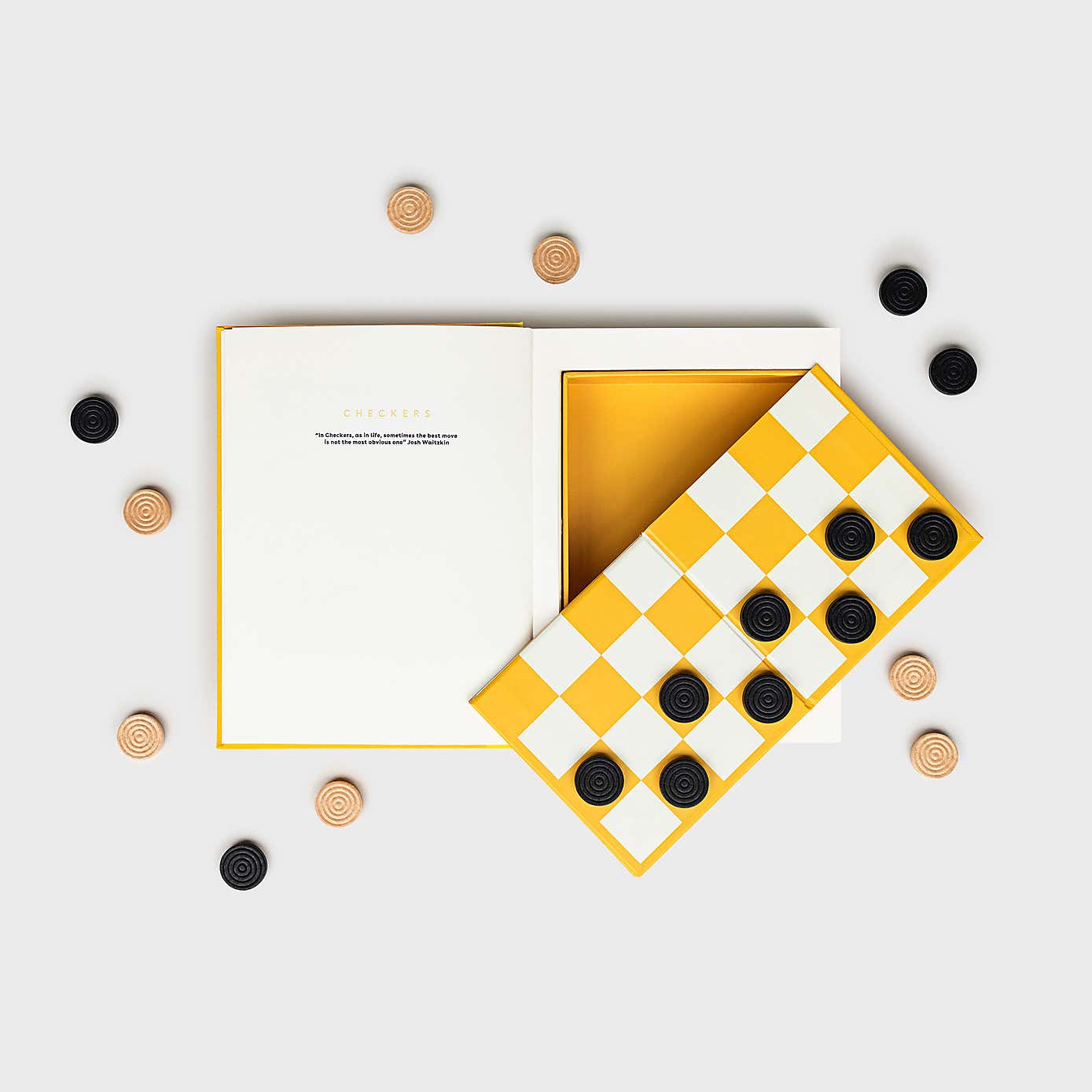 Luckies Checkers In A Book Game