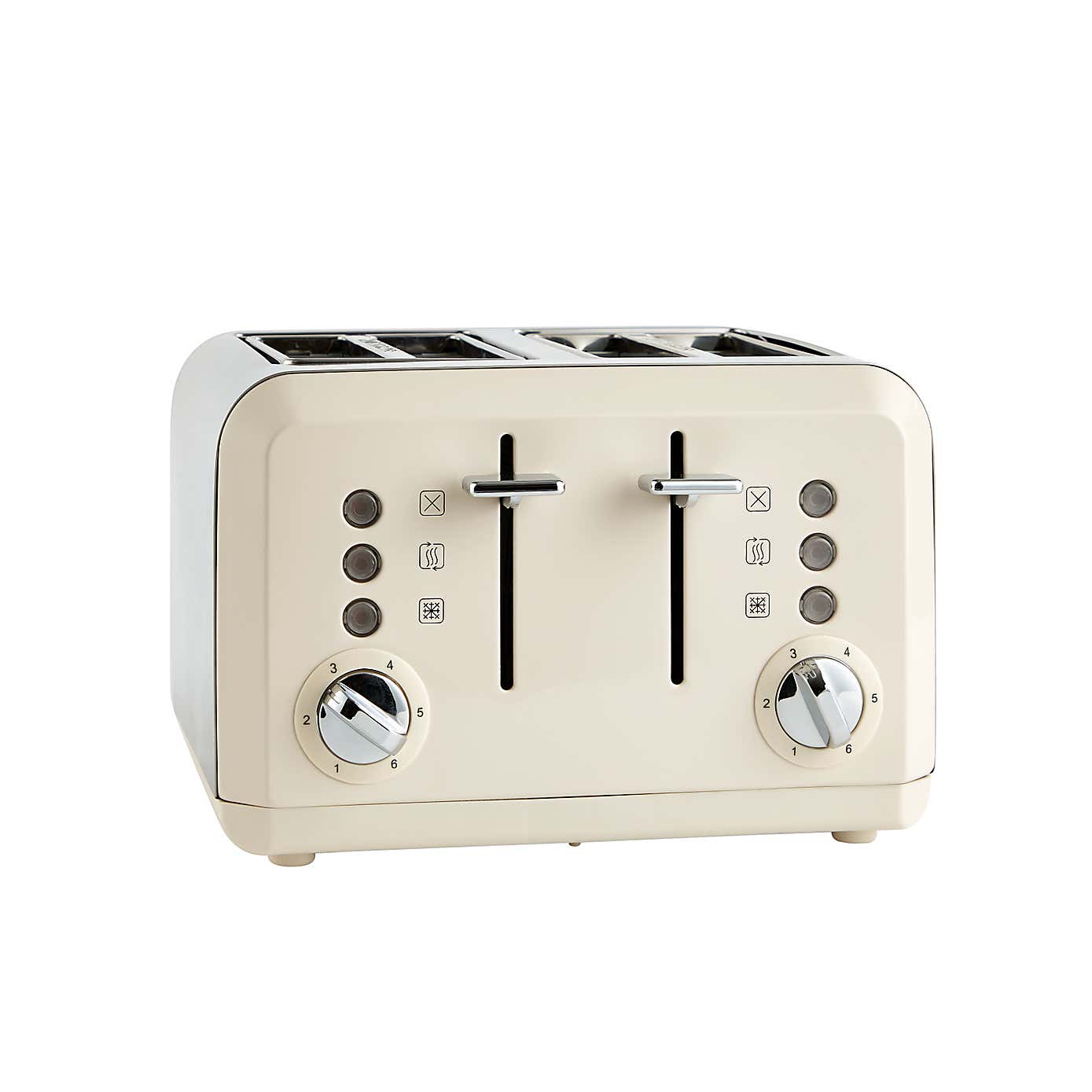 Spectrum Cream 4 Slice Toaster