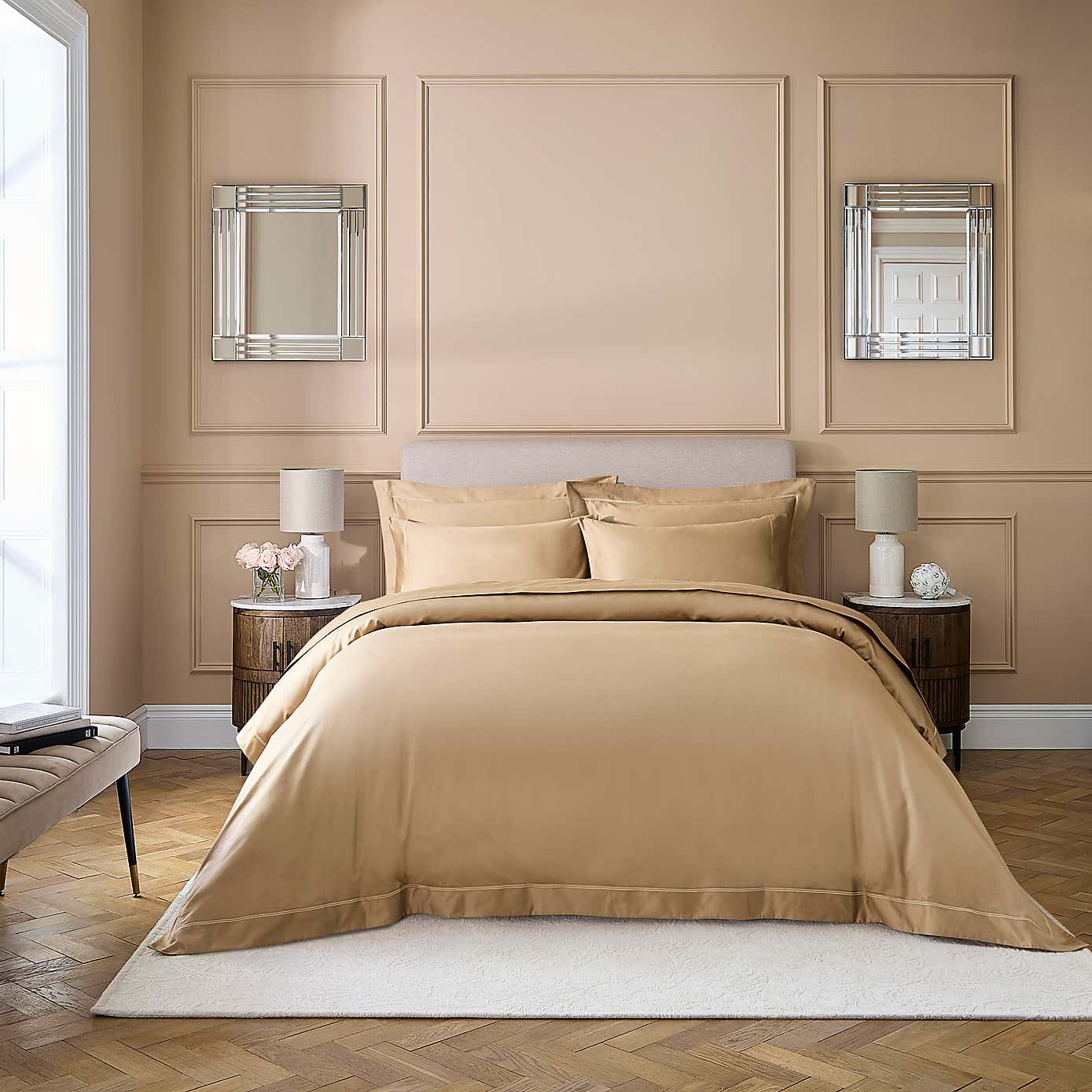 Dorma Cotton Sateen 800 Thread Count Standard Pillowcase