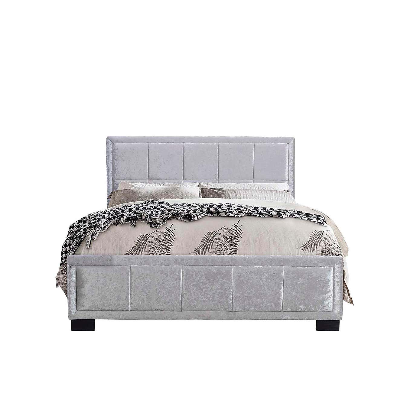 Hannover Black Crushed Velvet Bed Frame