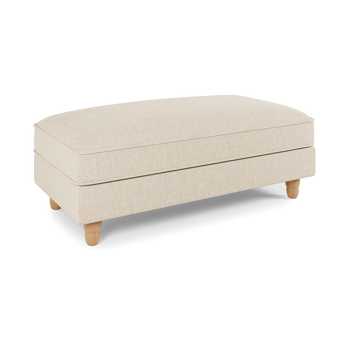 Beatrice Luna Long Footstool with Storage