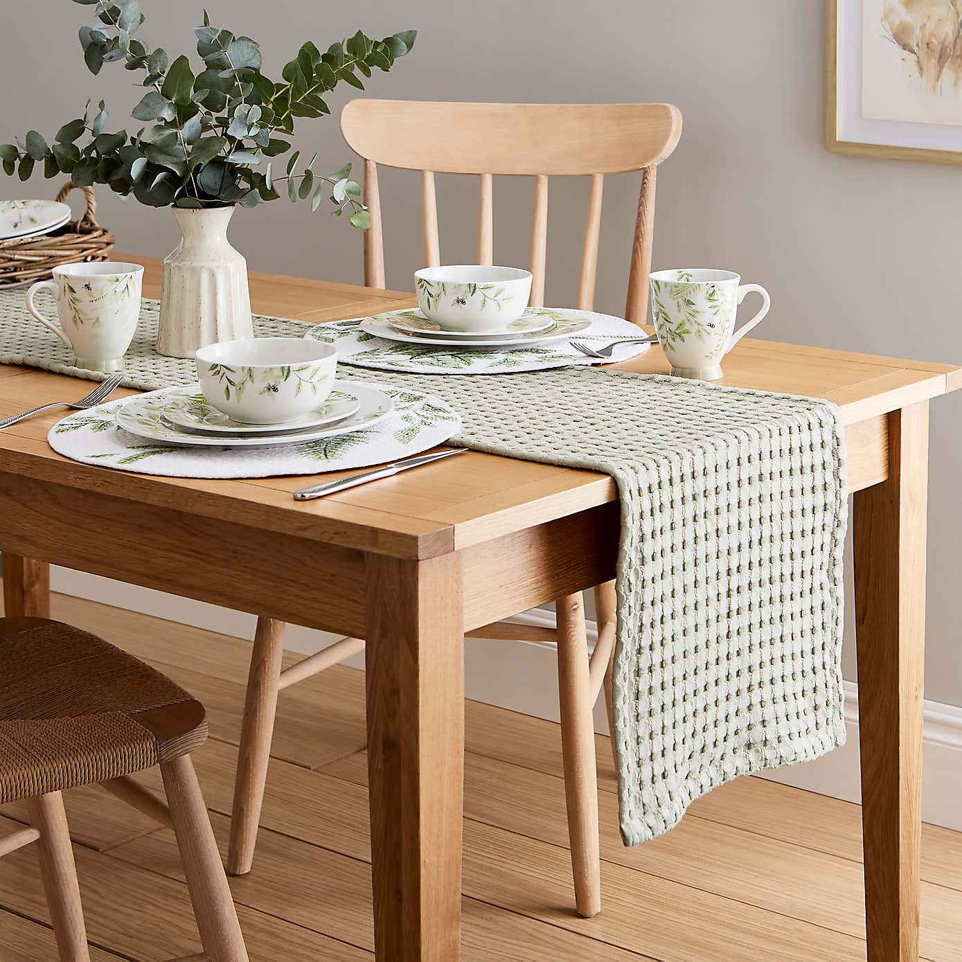 Willow Trail Sage Gloss Porcelain Side Plate