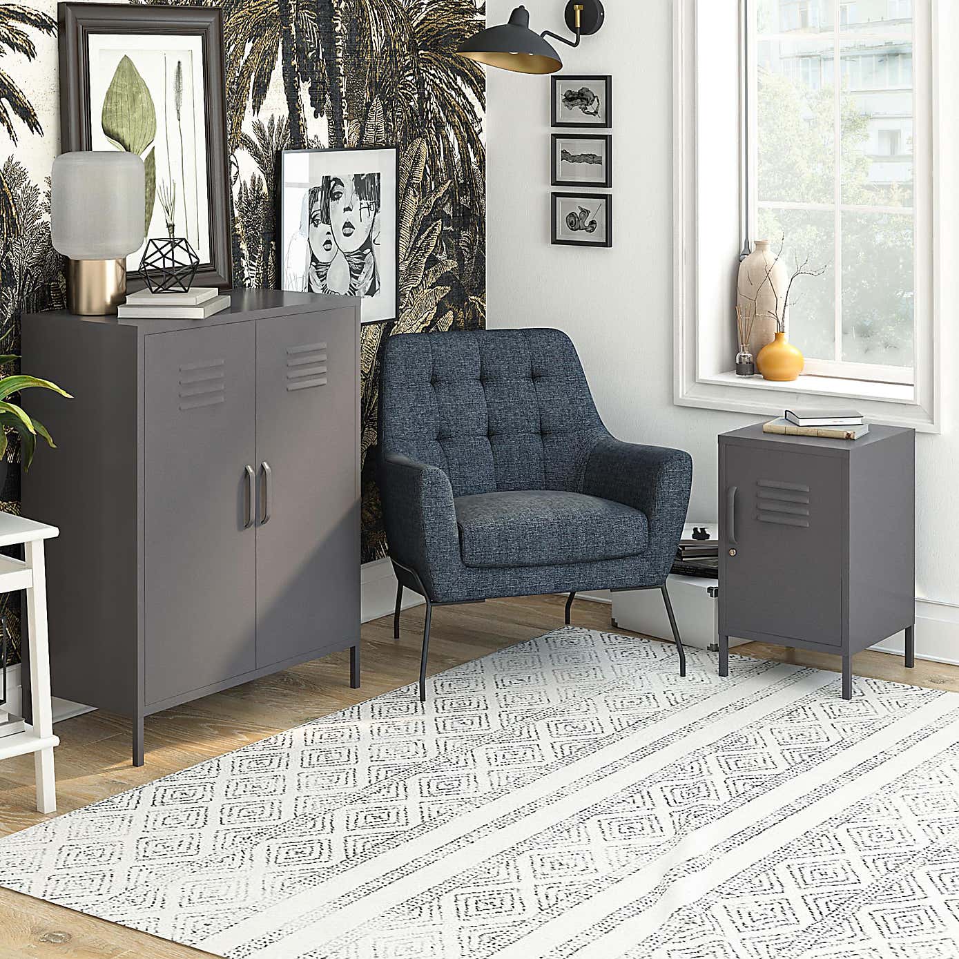 Bradford 2 Door Metal Storage Cabinet