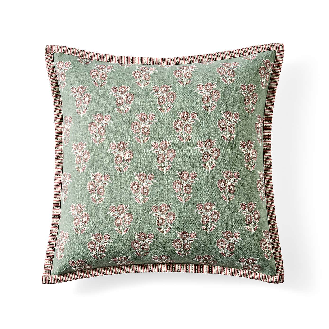 Woodblock Ditsy Bunch Cushion Cover