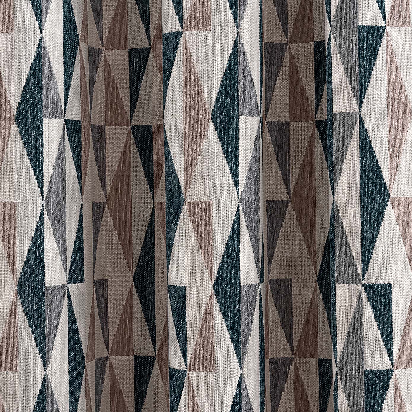 Elements Triangles Pencil Pleat Curtains