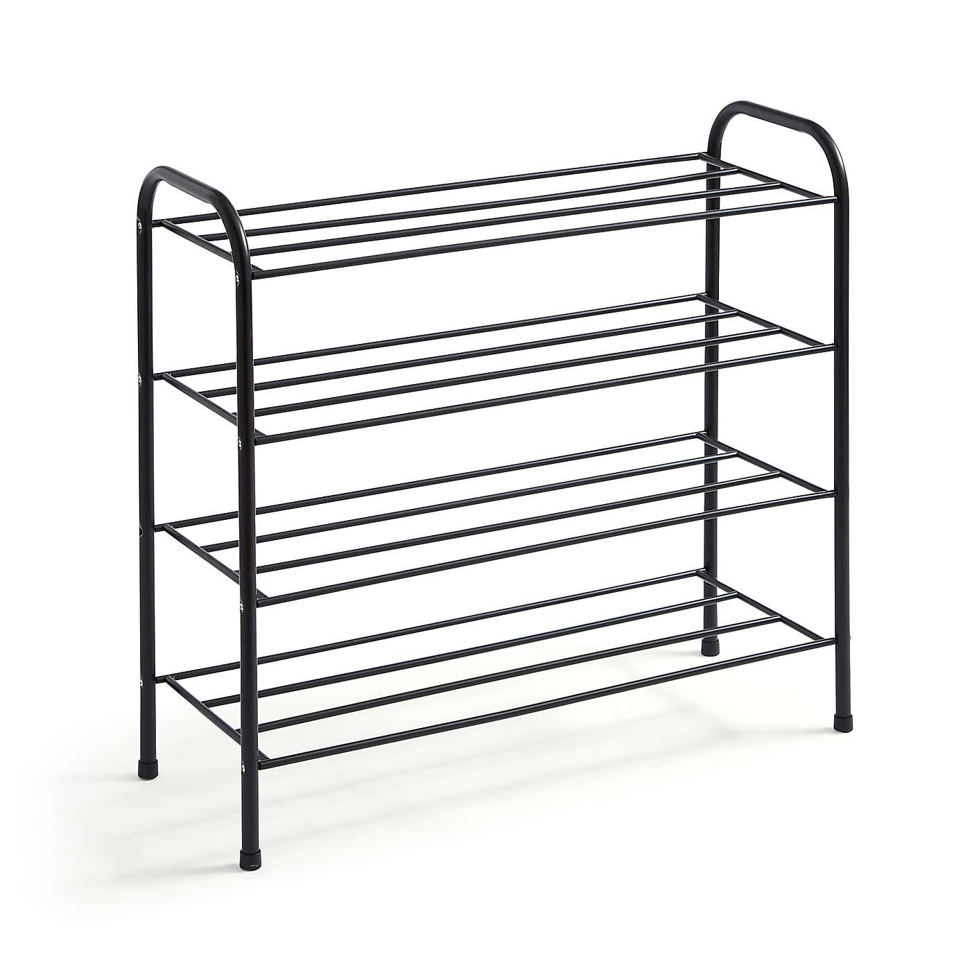 4 Tier Metal Shoe Rack