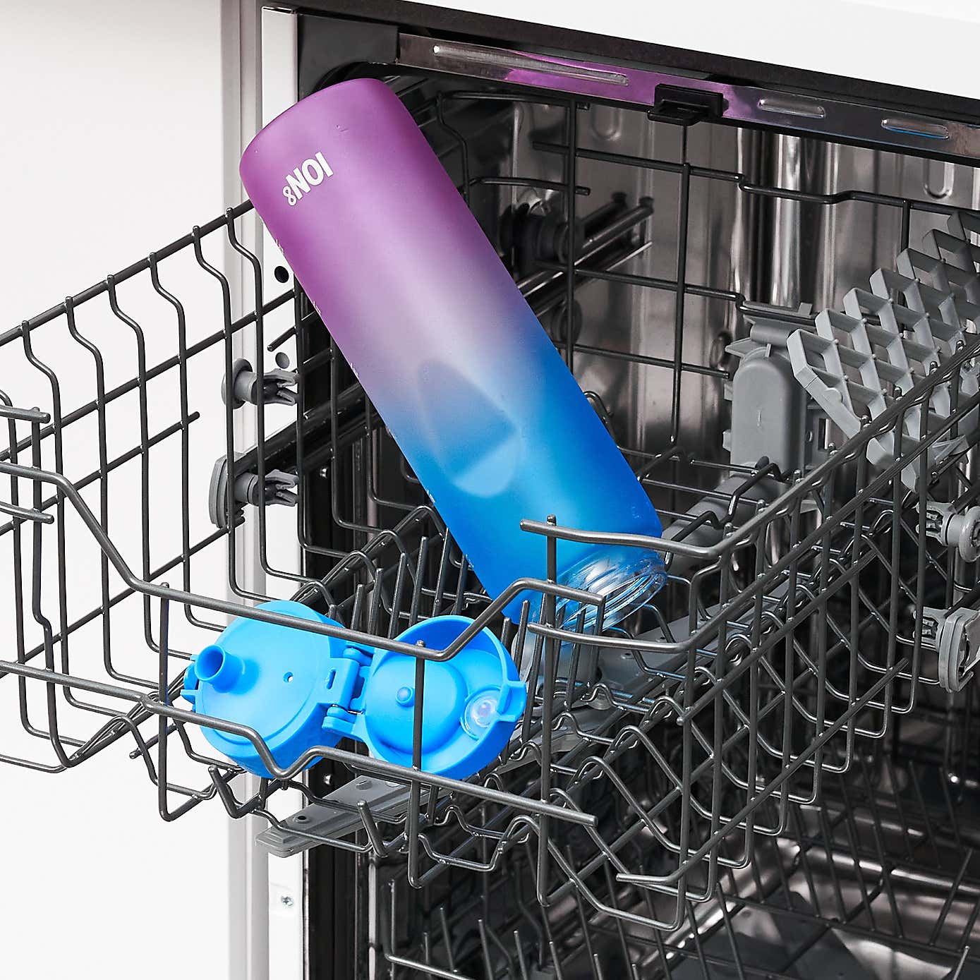 Ion8 Leak Proof Time to Drink Water Bottle, 1000ml