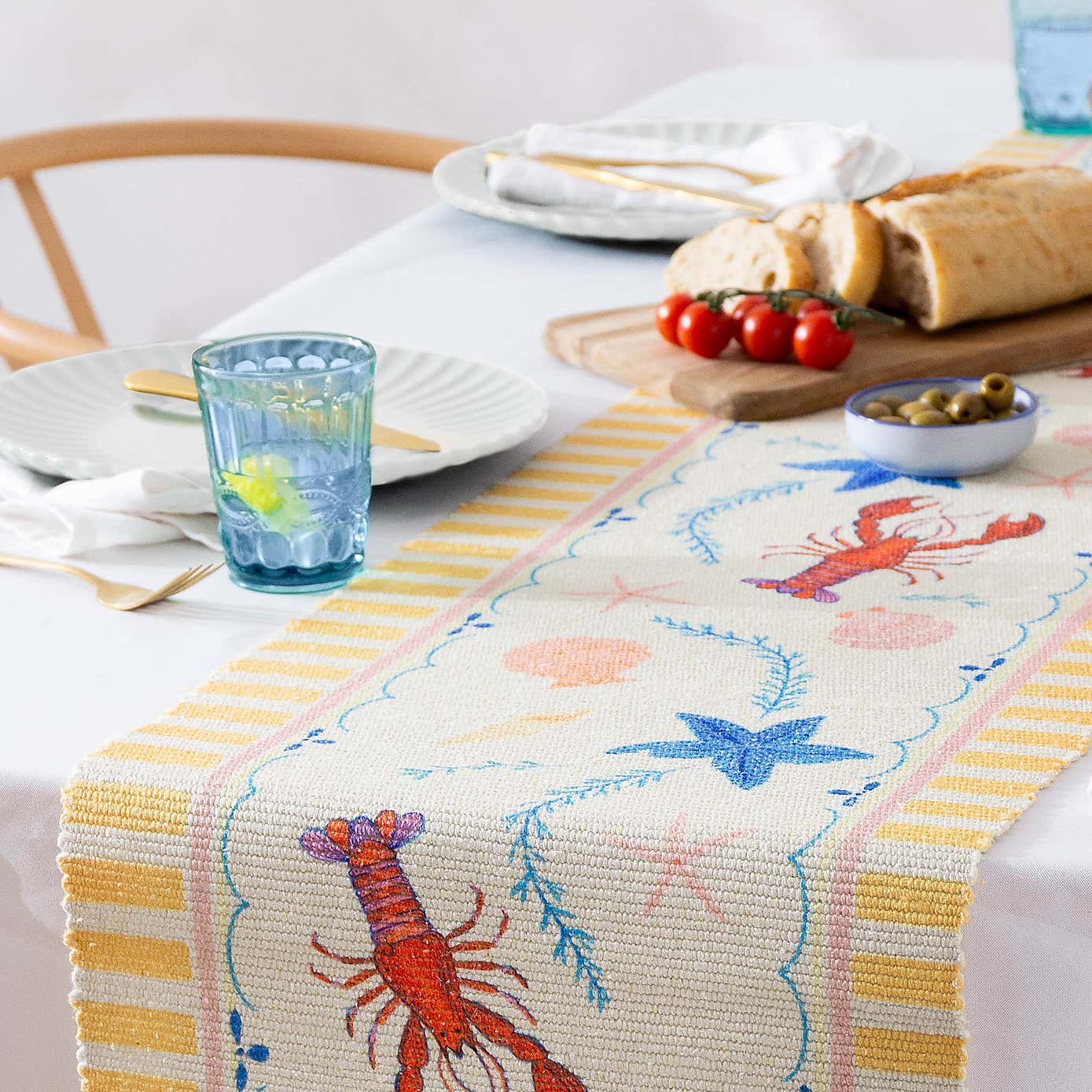 furn. Brunch Stripes Table Runner