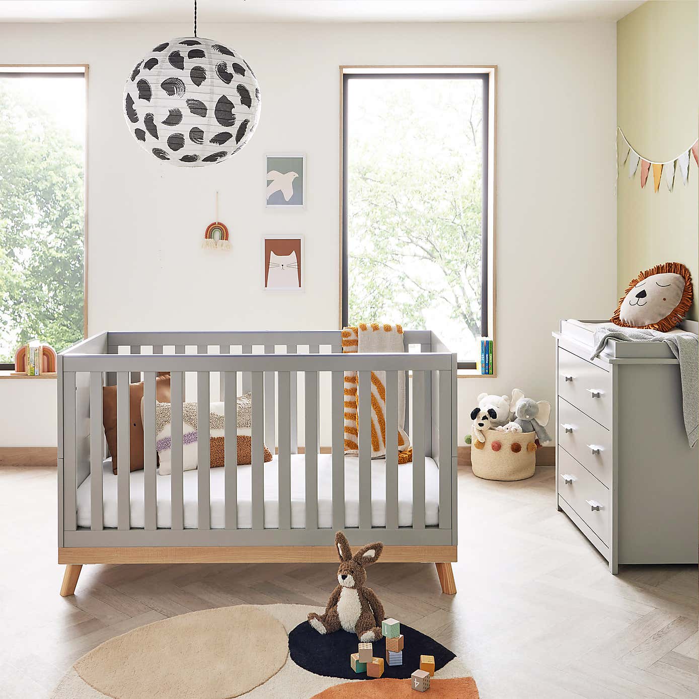 Babymore Mona 2 Piece Nursery Furniture Set