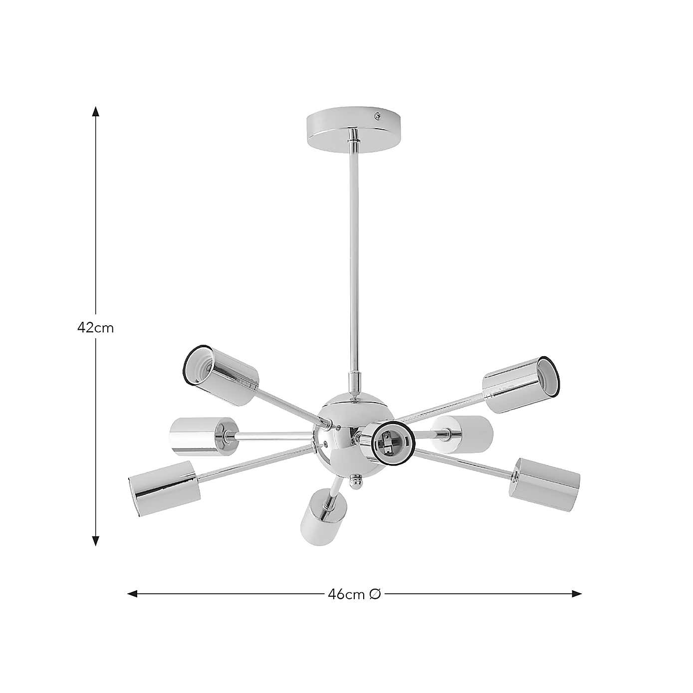 Conolly Sputnik 8 Light Ceiling Light