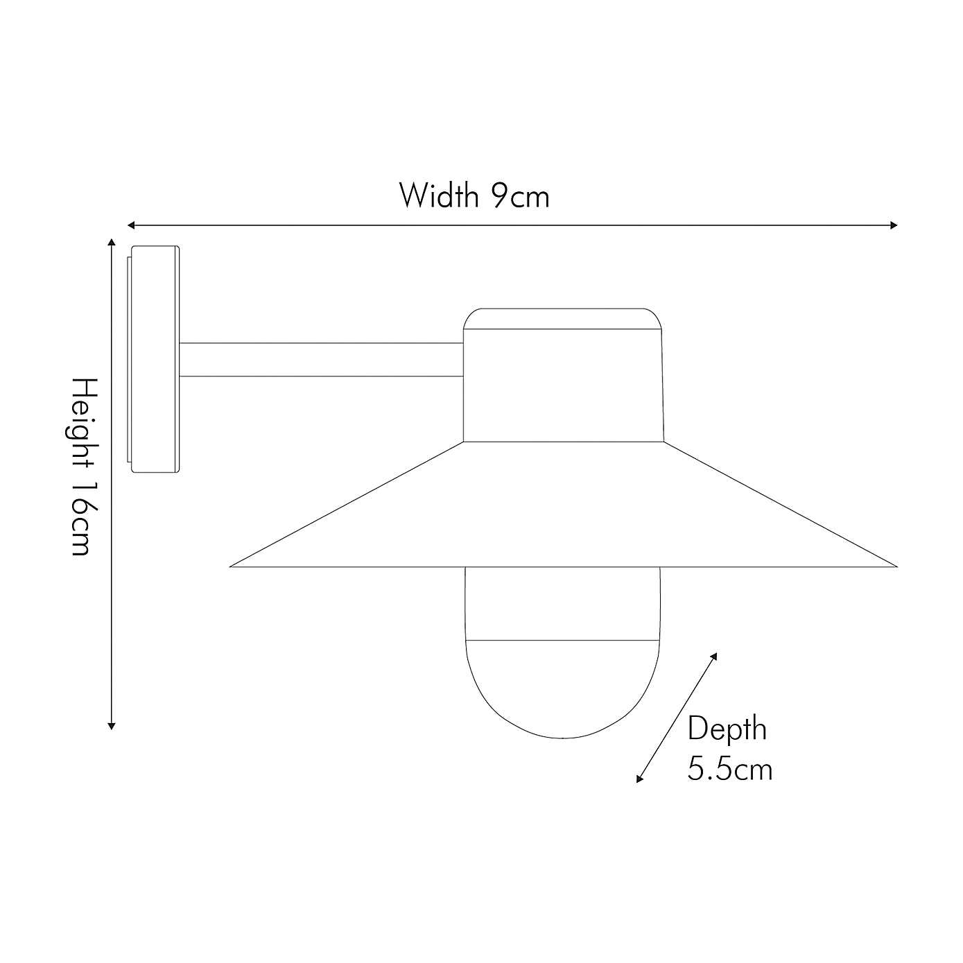 Carina Outdoor Wall Light